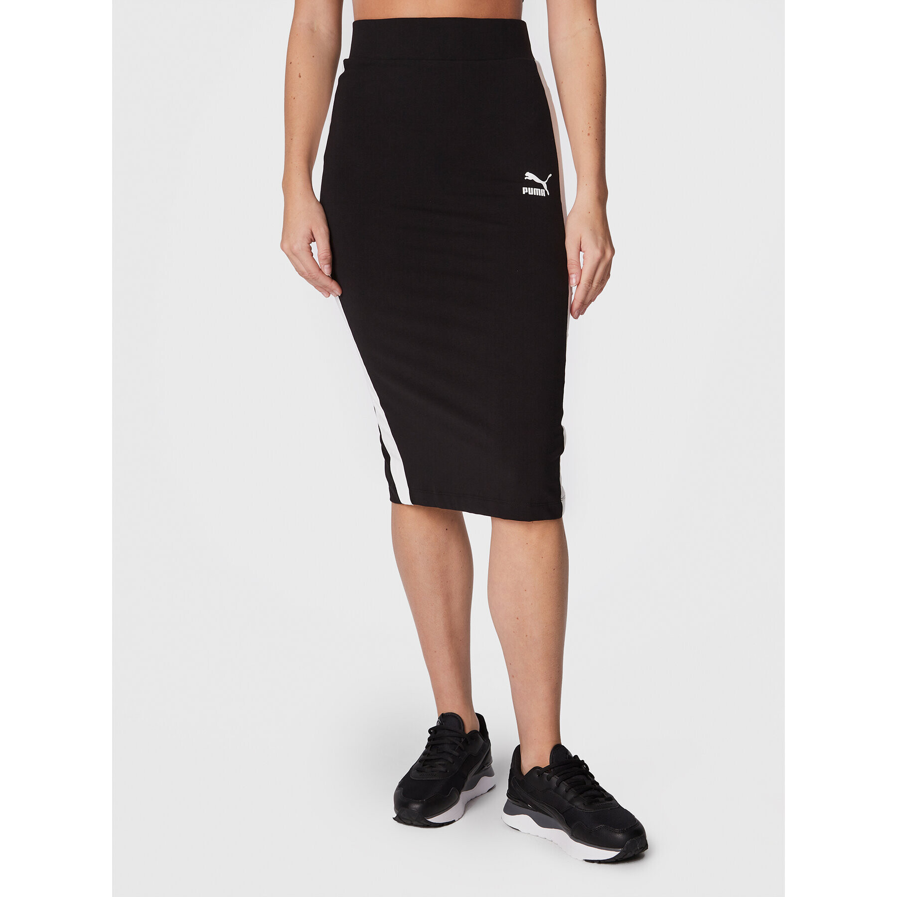 Puma Пола тип молив T7 537071 Черен Slim Fit - Pepit.bg