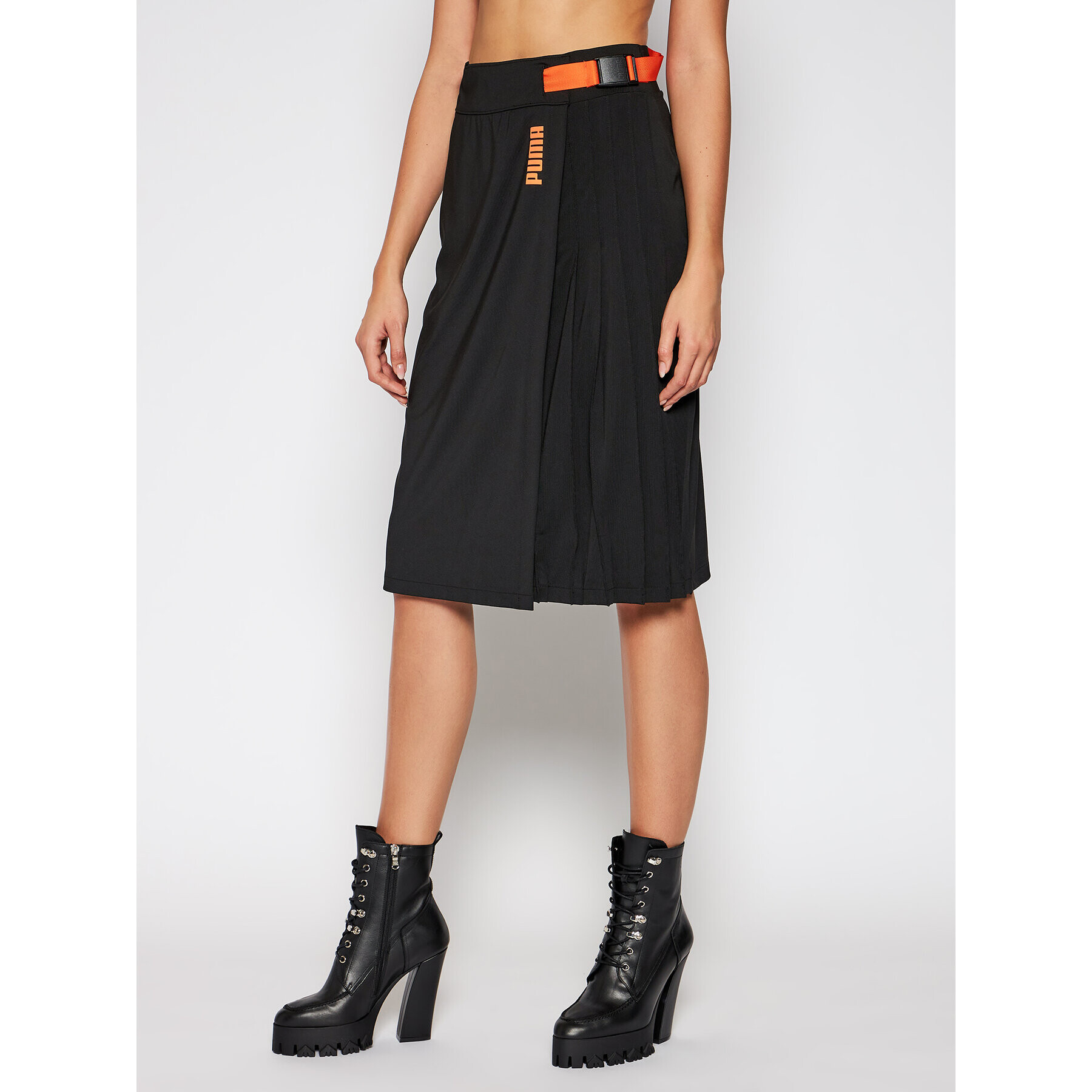Puma Пола тип трапец CENTRAL SAINT MARTINS 598586 Черен Regular Fit - Pepit.bg