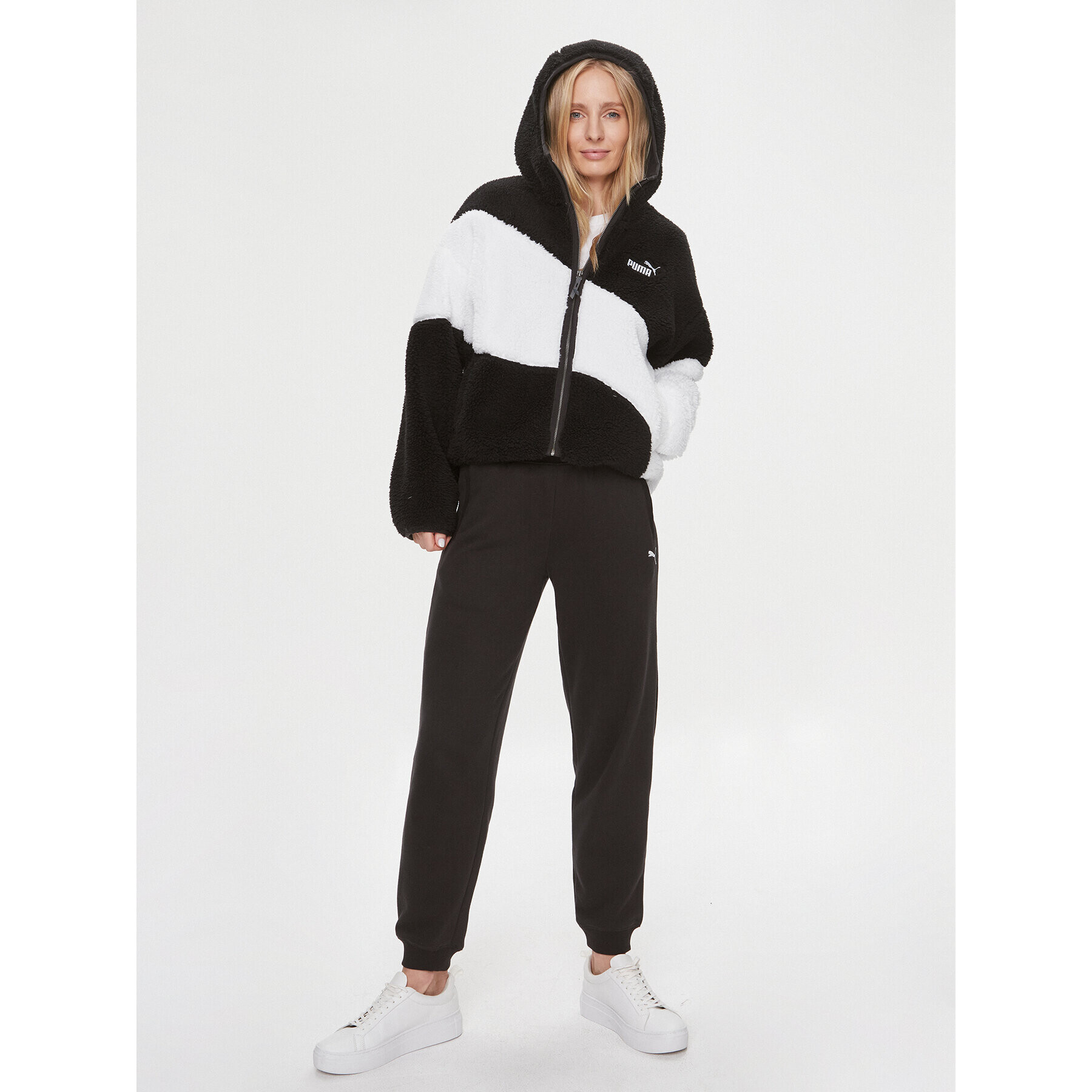 Puma Преходно яке Big Cat 675370 Черен Regular Fit - Pepit.bg