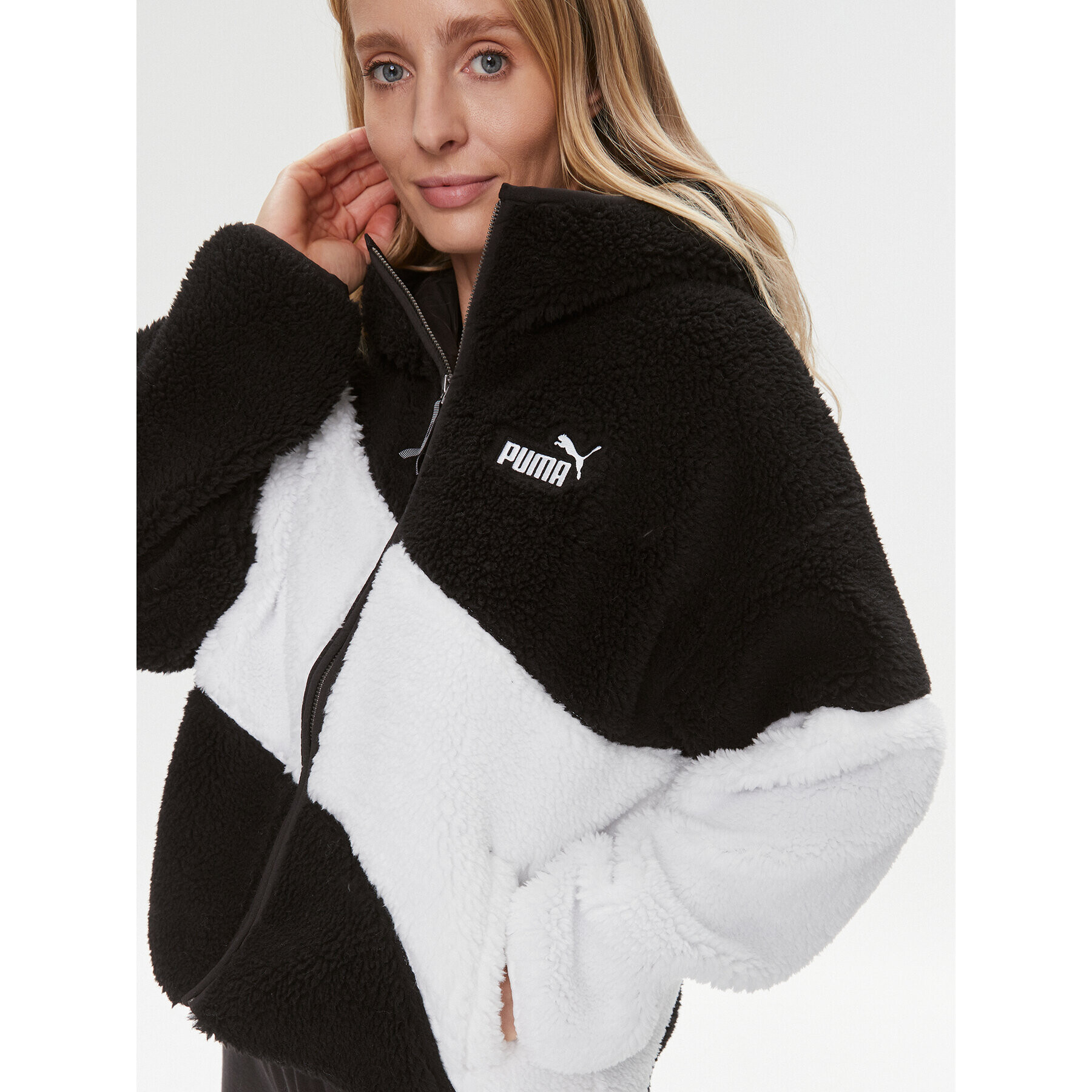 Puma Преходно яке Big Cat 675370 Черен Regular Fit - Pepit.bg