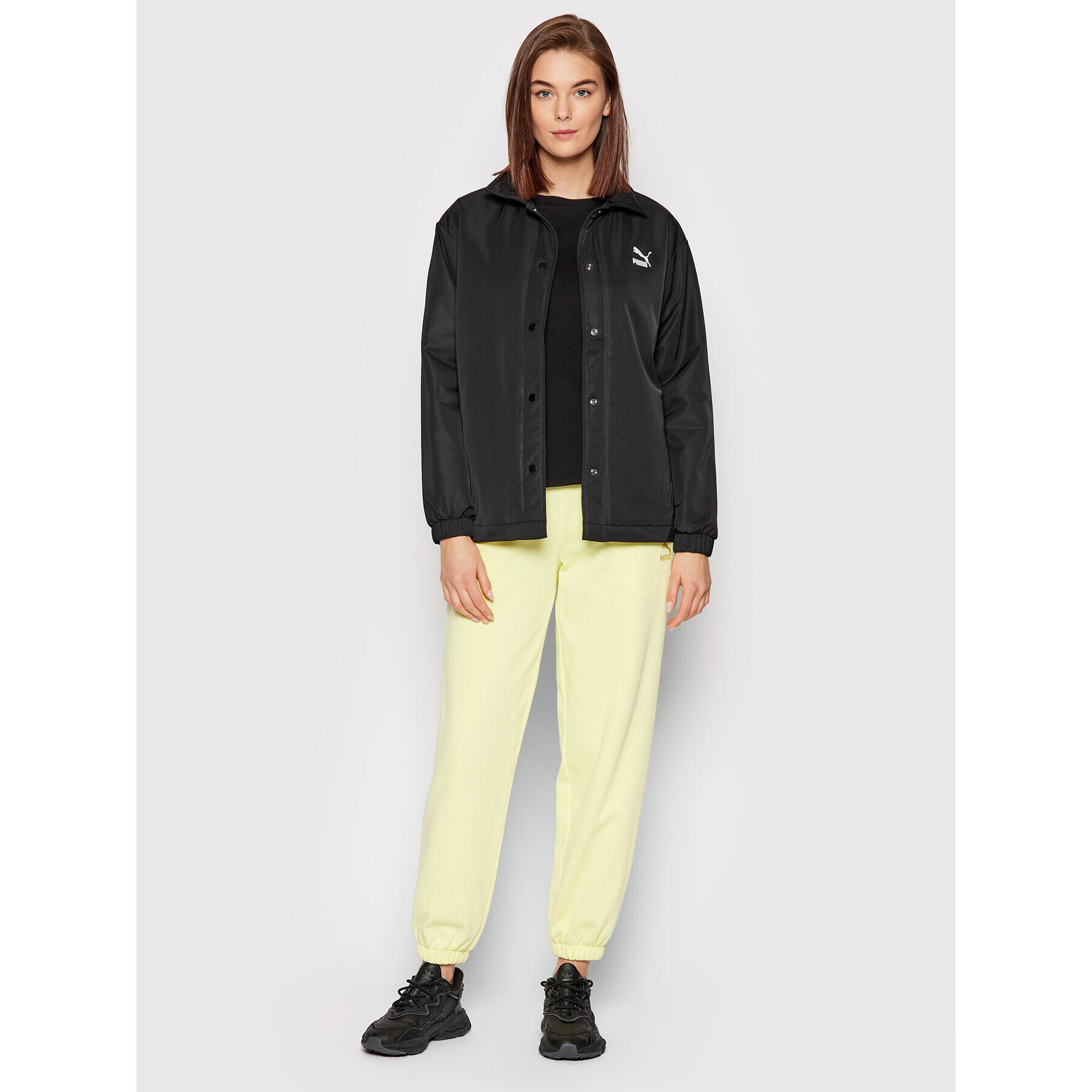 Puma Преходно яке Classics 534294 Черен Relaxed Fit - Pepit.bg
