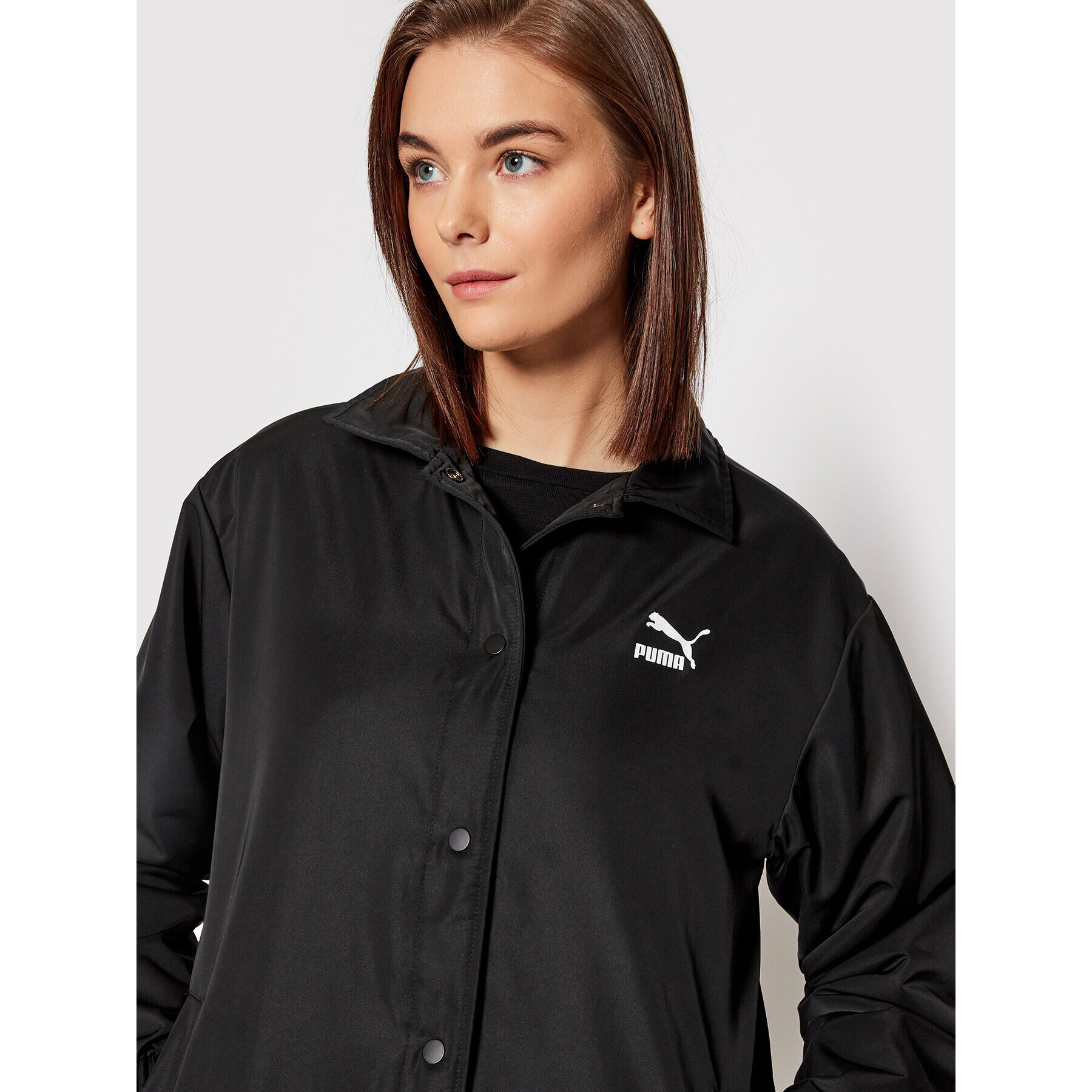Puma Преходно яке Classics 534294 Черен Relaxed Fit - Pepit.bg