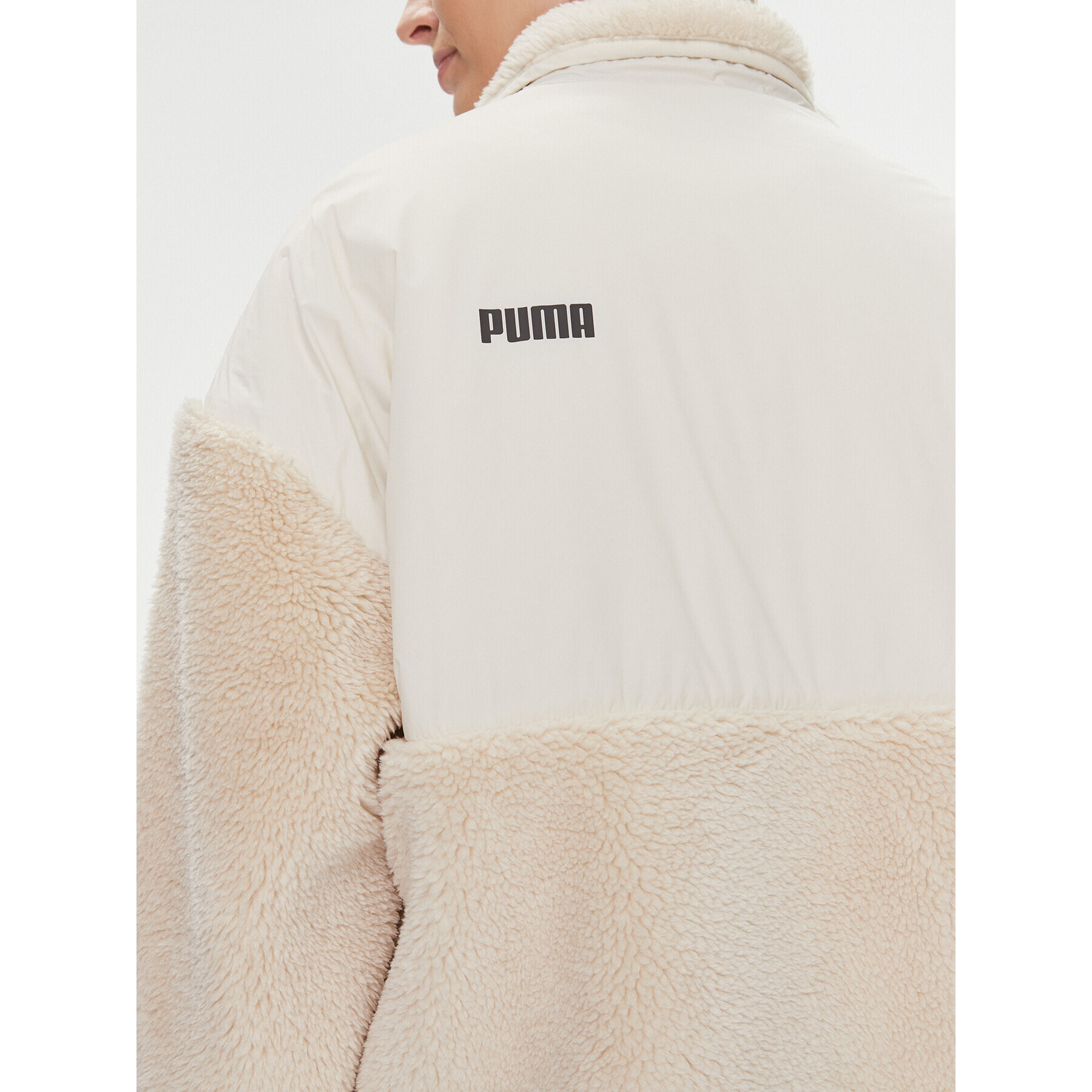 Puma Преходно яке Hybrid 675371 Бял Regular Fit - Pepit.bg