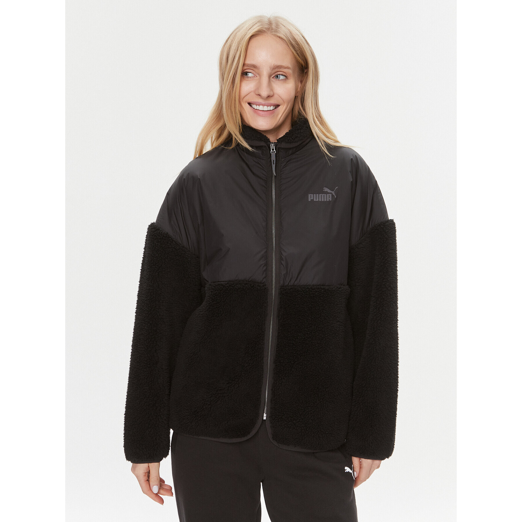 Puma Преходно яке Hybrid 675371 Черен Regular Fit - Pepit.bg