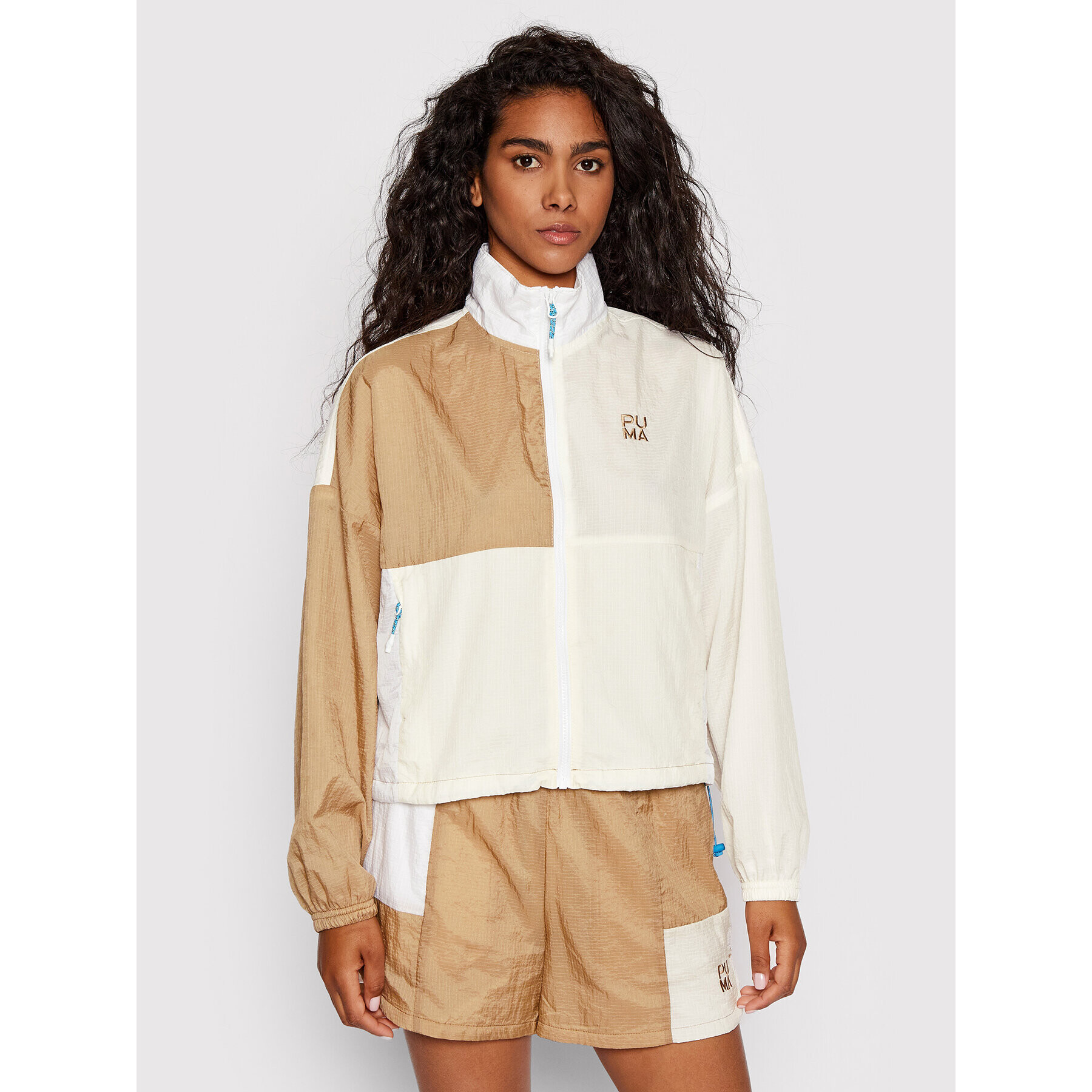 Puma Преходно яке Infuse 534110 Бял Regular Fit - Pepit.bg