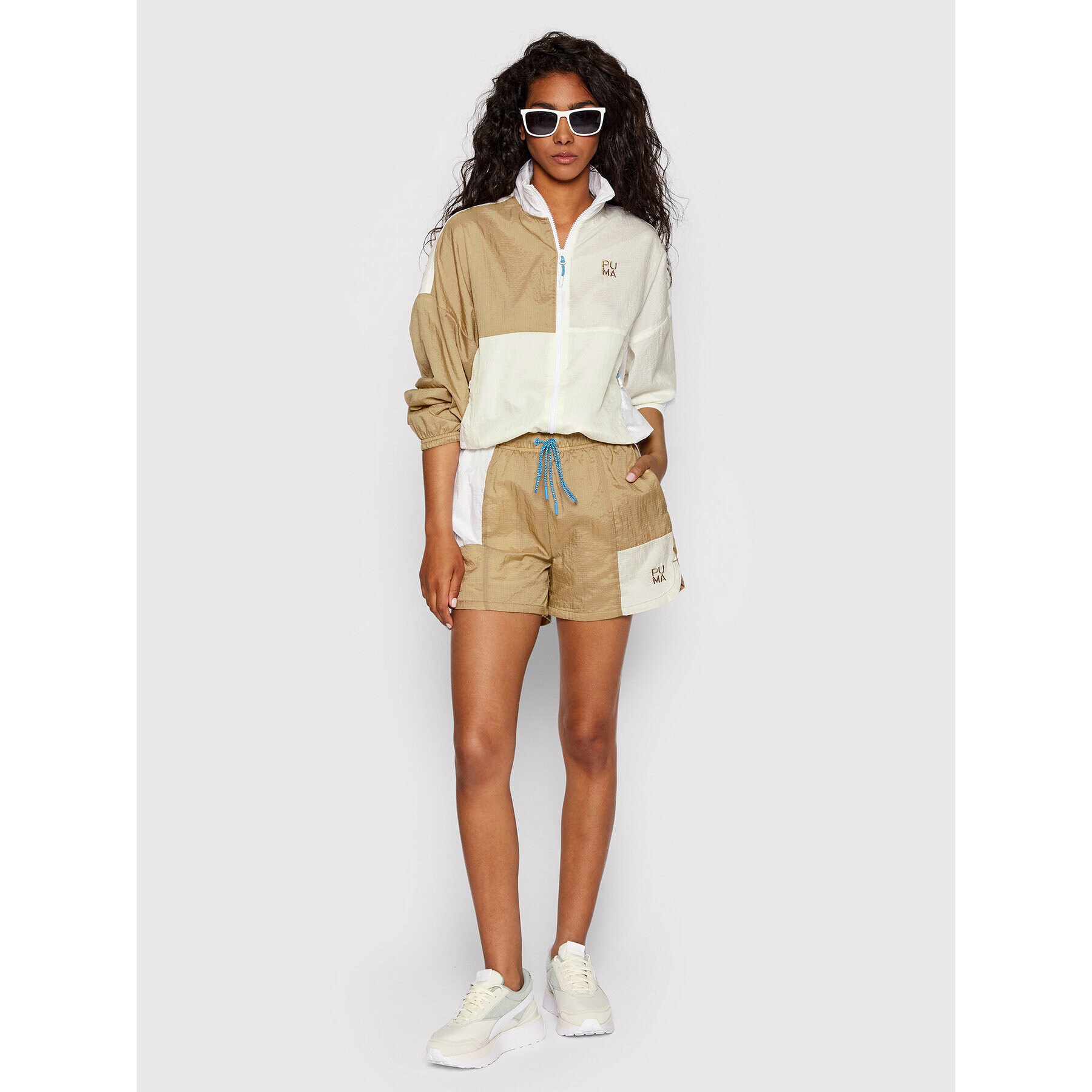 Puma Преходно яке Infuse 534110 Бял Regular Fit - Pepit.bg