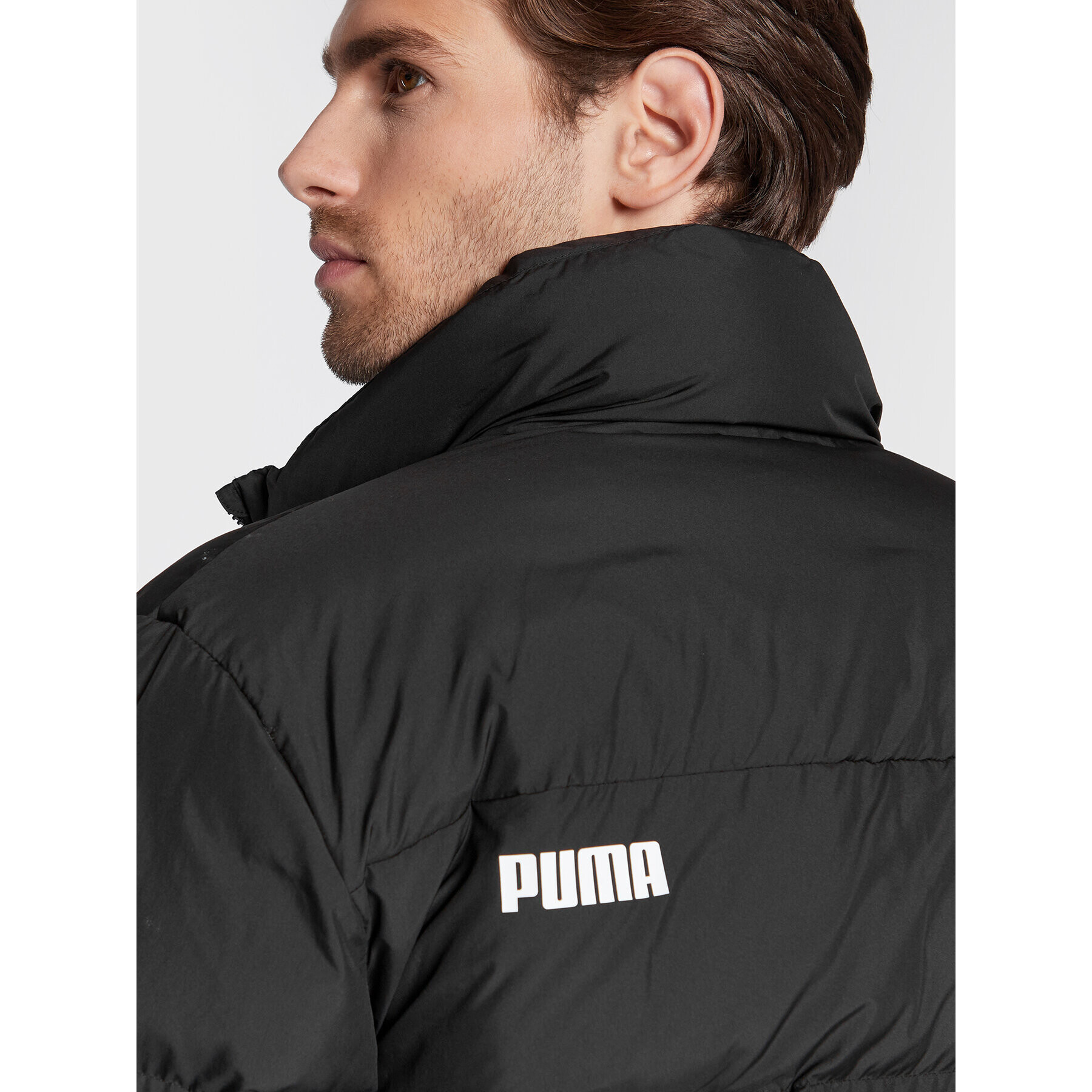 Puma Пухено яке Ess+ 849345 Черен Regular Fit - Pepit.bg