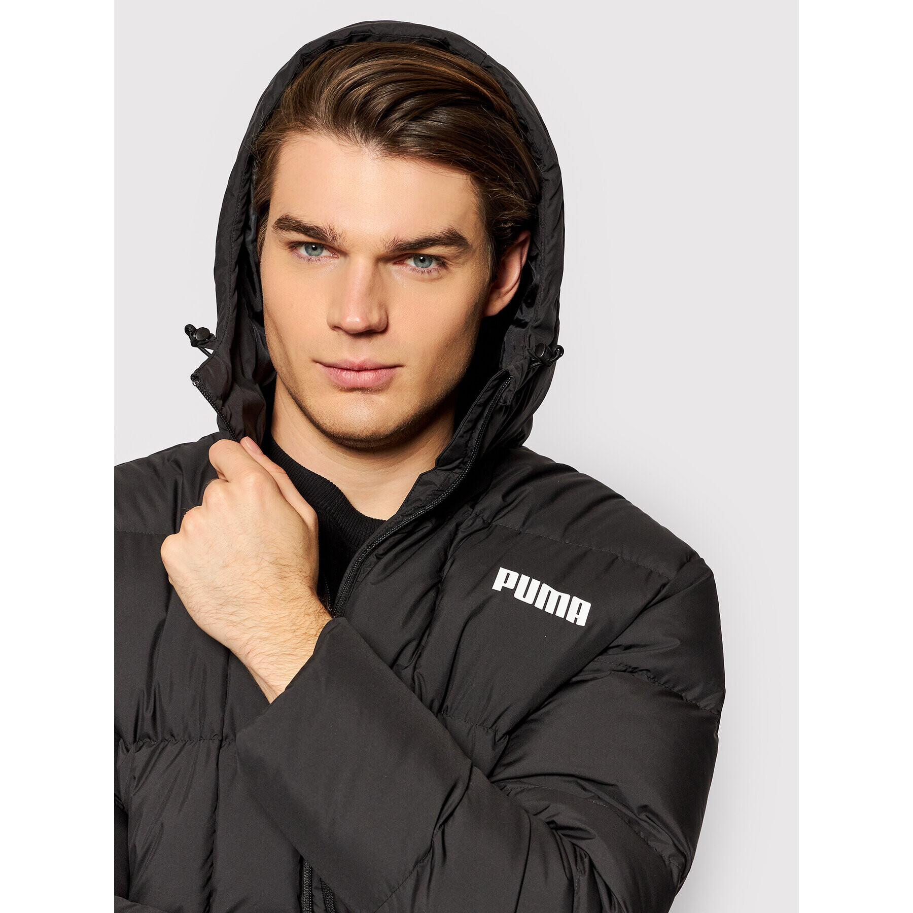 Puma Пухено яке Goose Down 587722 Черен Regular Fit - Pepit.bg