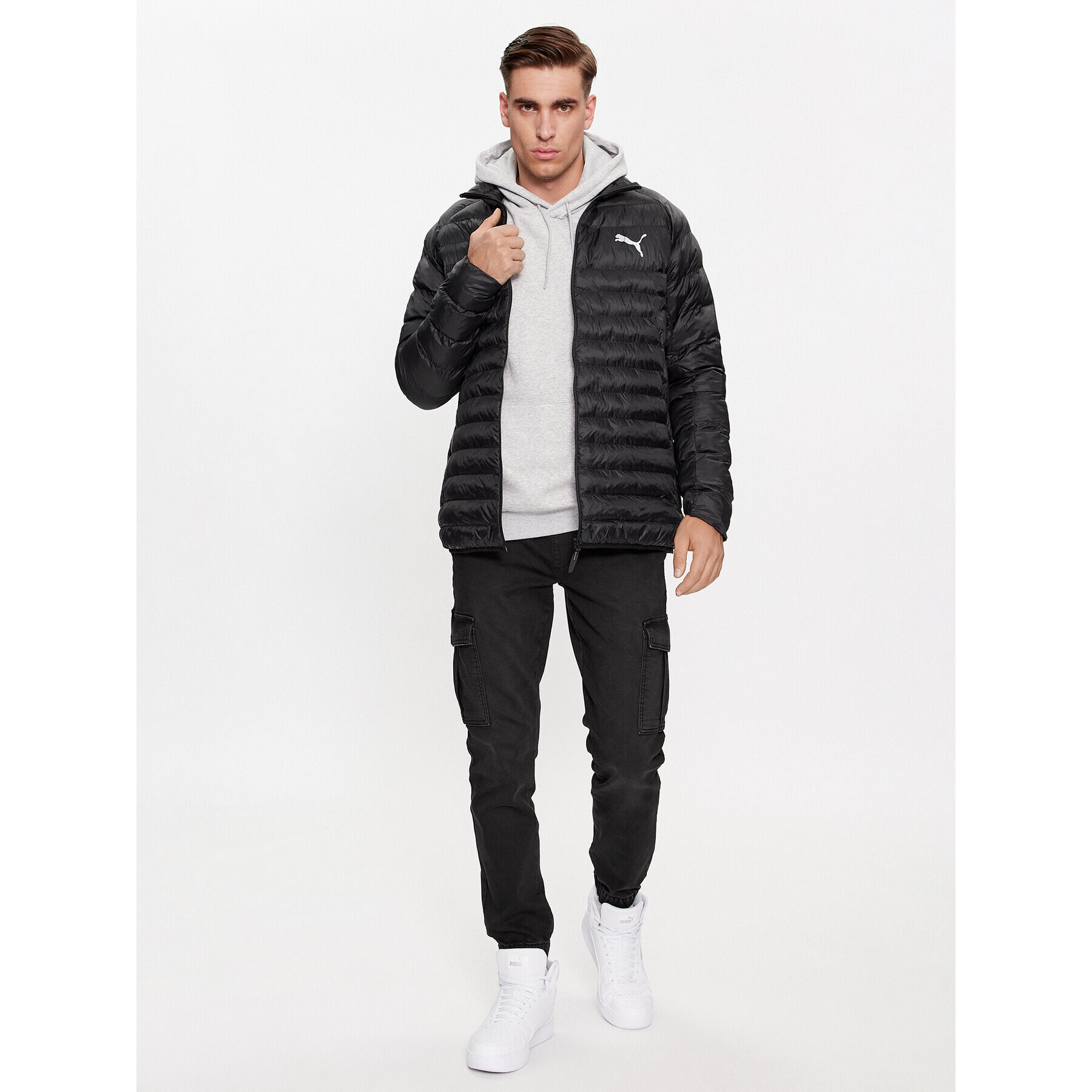 Puma Пухено яке Packlite 849356 Черен Regular Fit - Pepit.bg