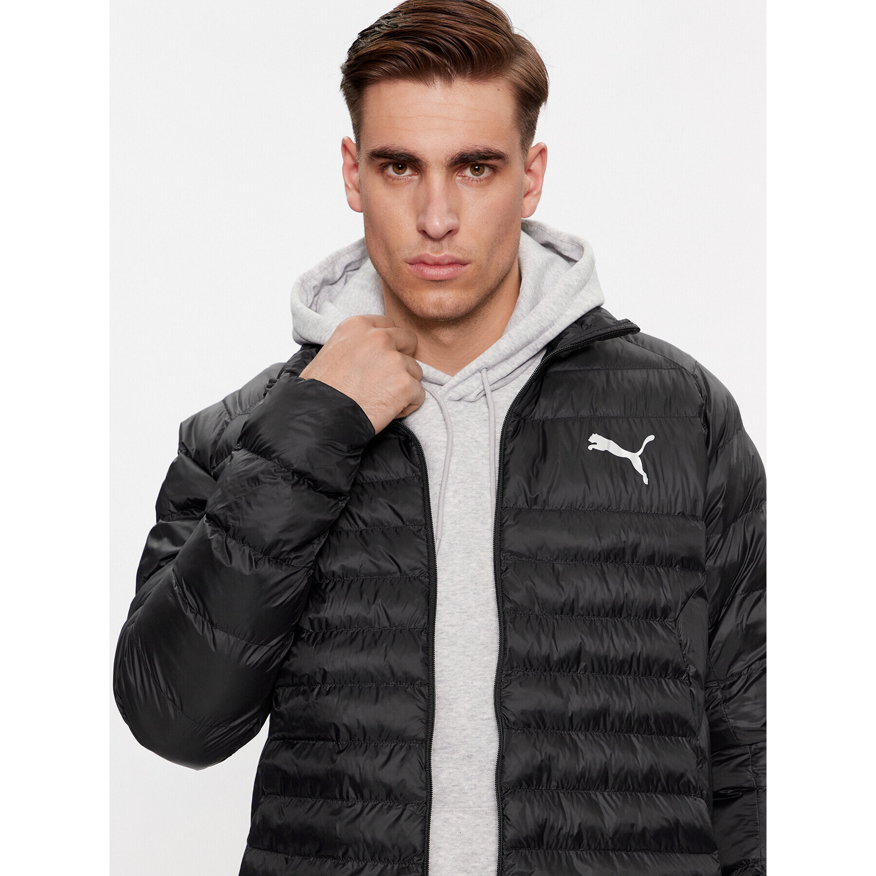 Puma Пухено яке Packlite 849356 Черен Regular Fit - Pepit.bg