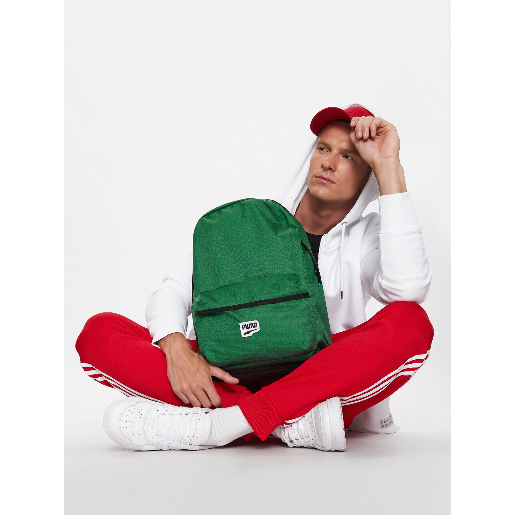 Puma Раница Downtown Backpack 079659 03 Зелен - Pepit.bg