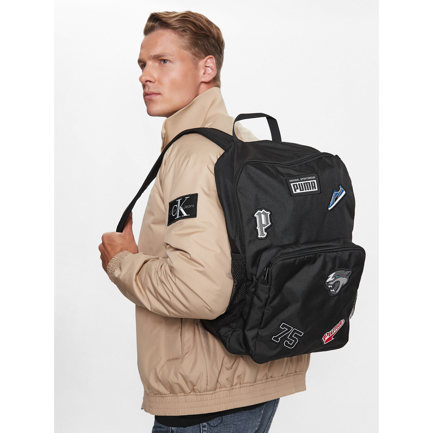 Puma Раница Patch Backpack 079514 01 Черен - Pepit.bg