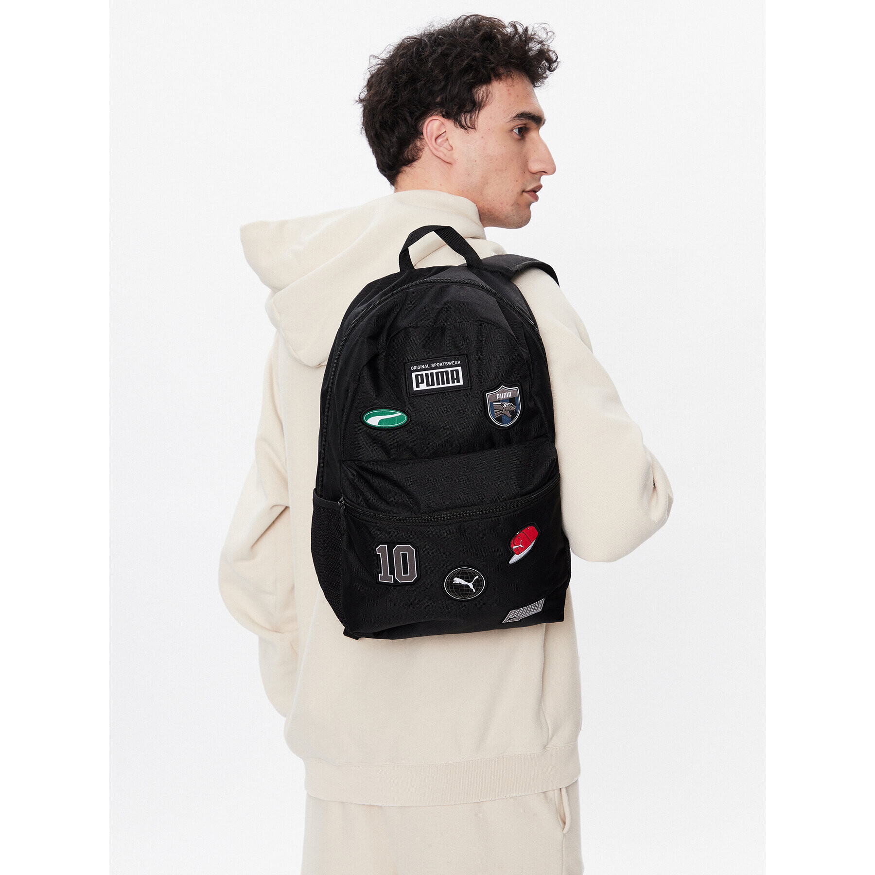 Puma Раница Patch Backpack 791940 01 Черен - Pepit.bg