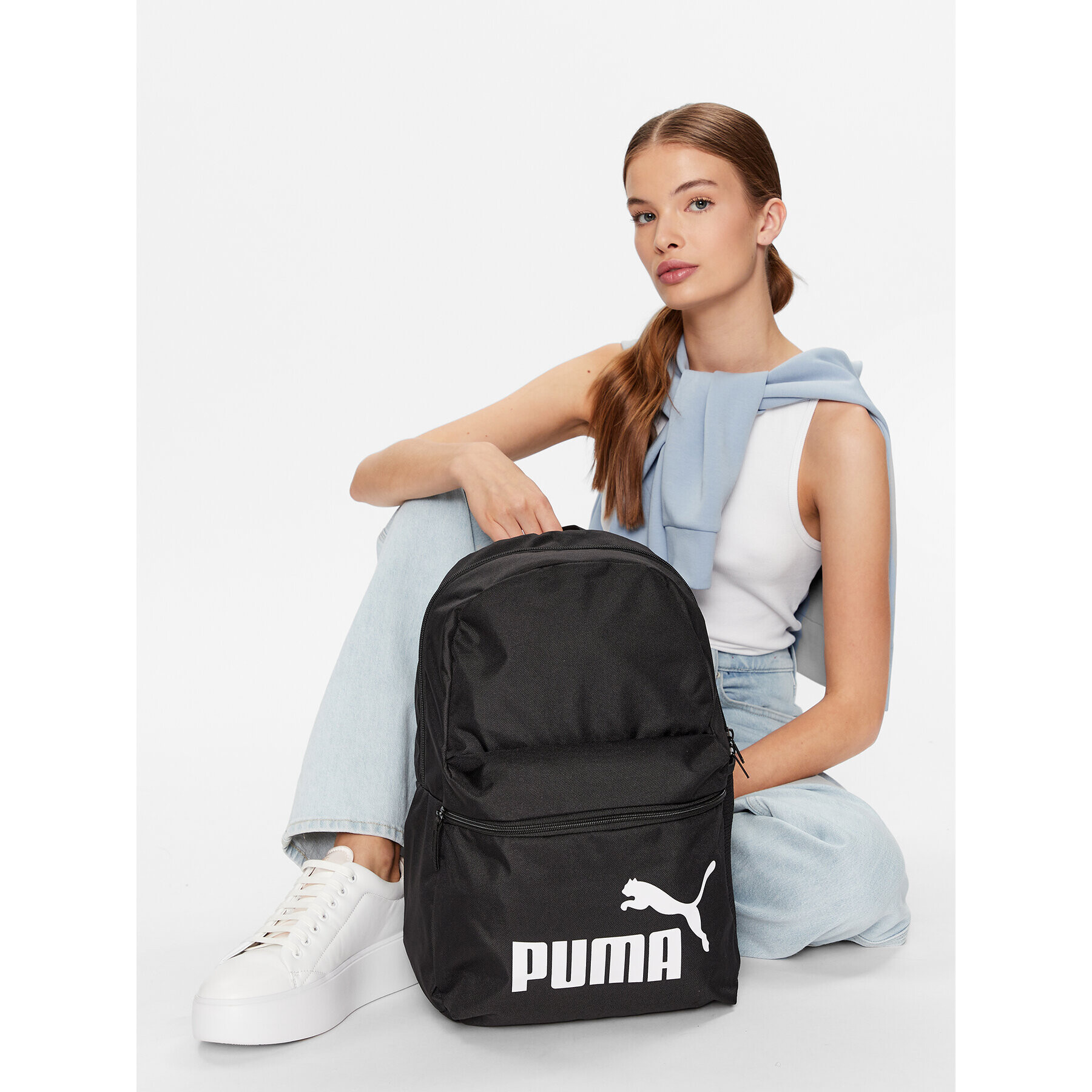 Puma Раница Phase Backpack 075487 01 Черен - Pepit.bg