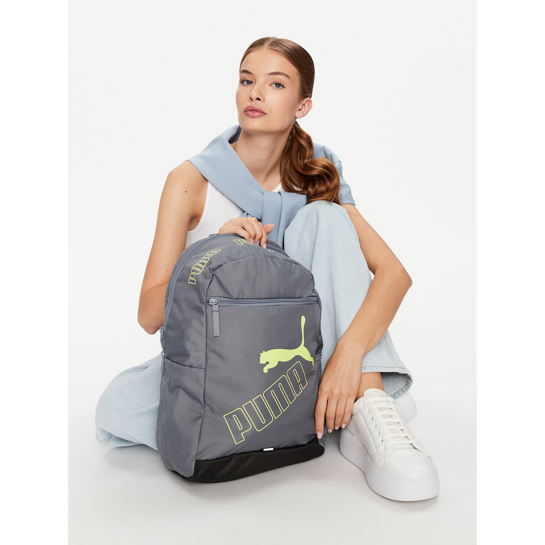 Puma Раница Phase Backpack II 077295 28 Сив - Pepit.bg