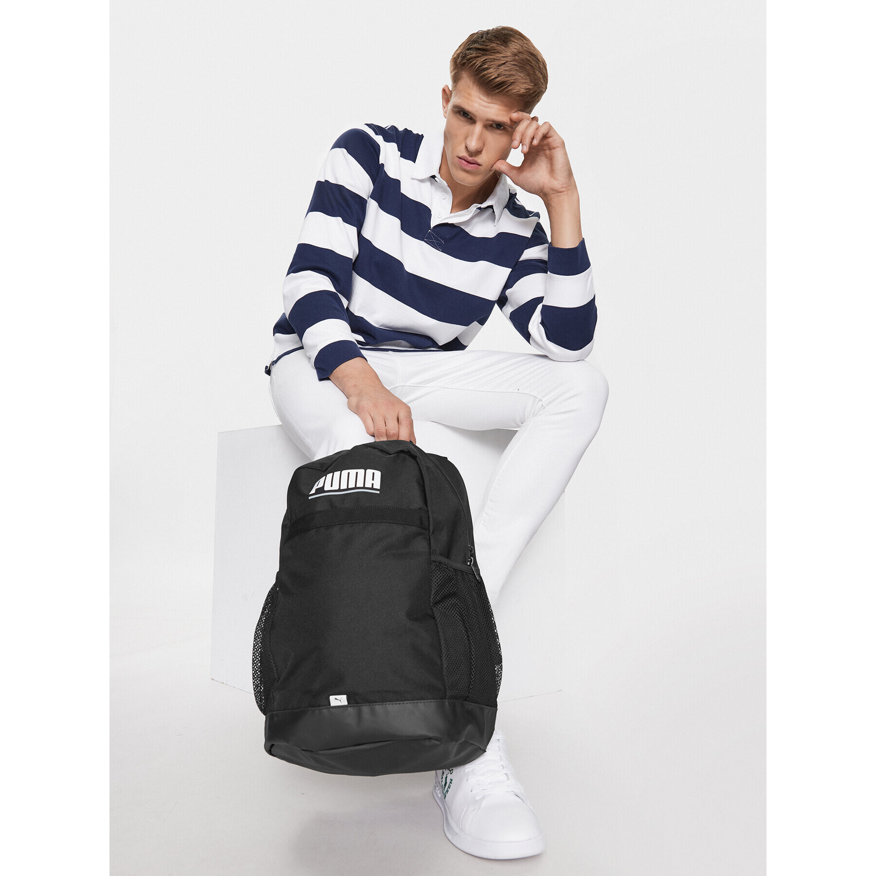 Puma Раница Plus Backpack 079615 01 Черен - Pepit.bg