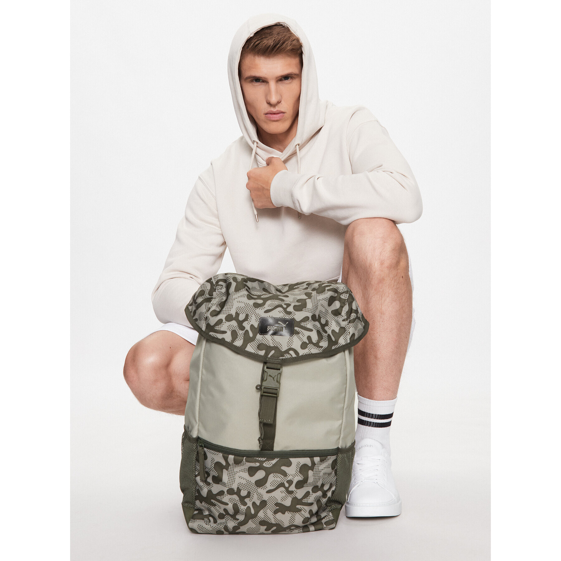 Puma Раница Style Backpack 079524 Каки - Pepit.bg