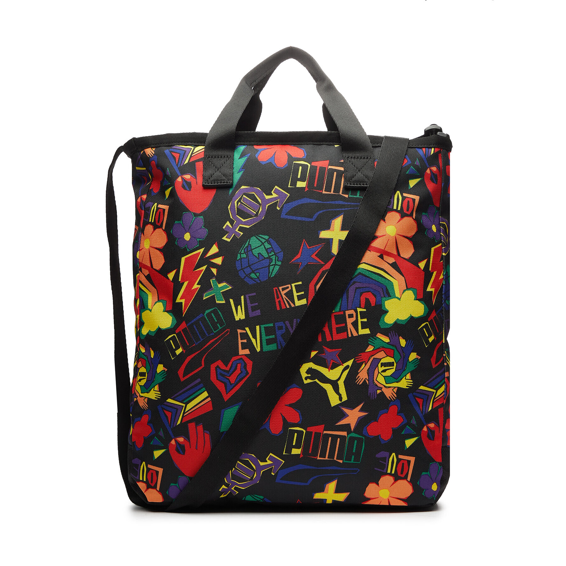 Puma Дамска чанта Downtown Pride Tote Bag 079501 Черен - Pepit.bg