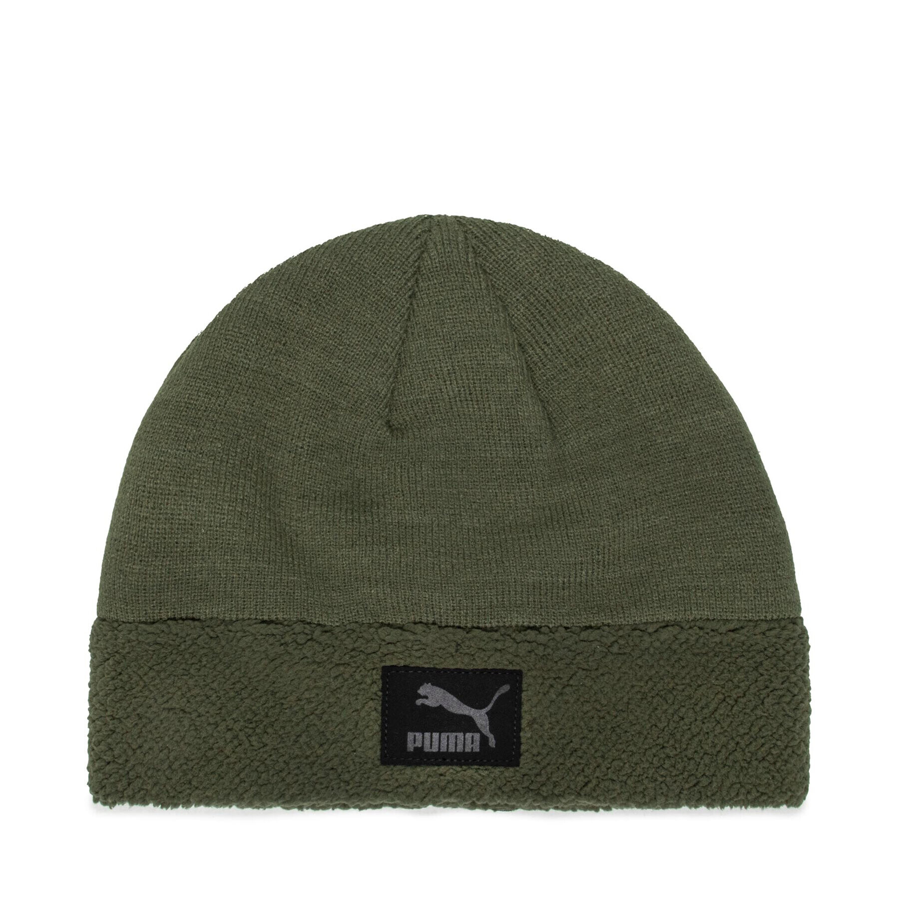 Puma Шапка Classic Cuff Sherpa Beanie 023448 03 Зелен - Pepit.bg