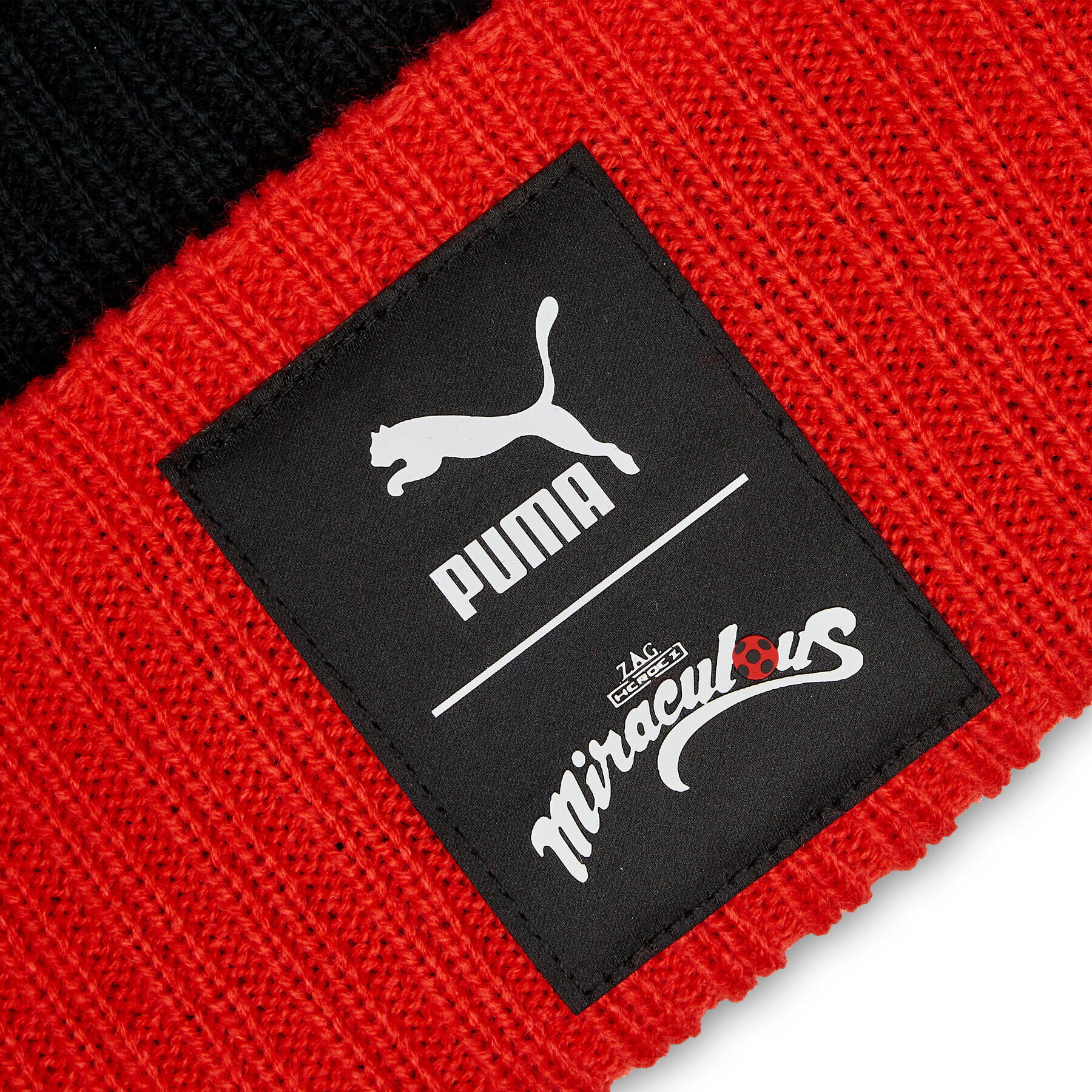 Puma Шапка x Miraculous Beanie 024796 01 Черен - Pepit.bg