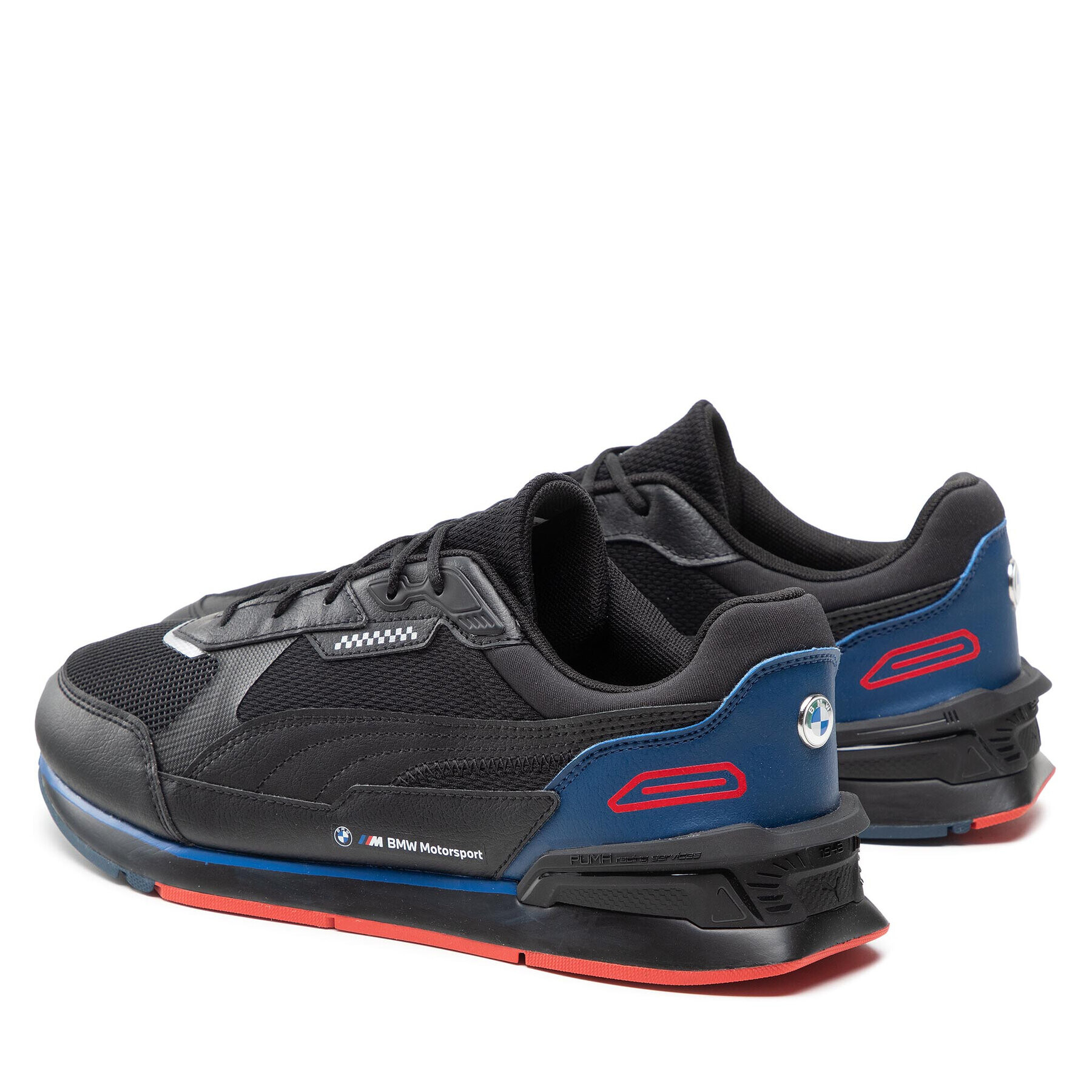 Puma Сникърси Bmw Mms Low Racer 307106 01 Черен - Pepit.bg