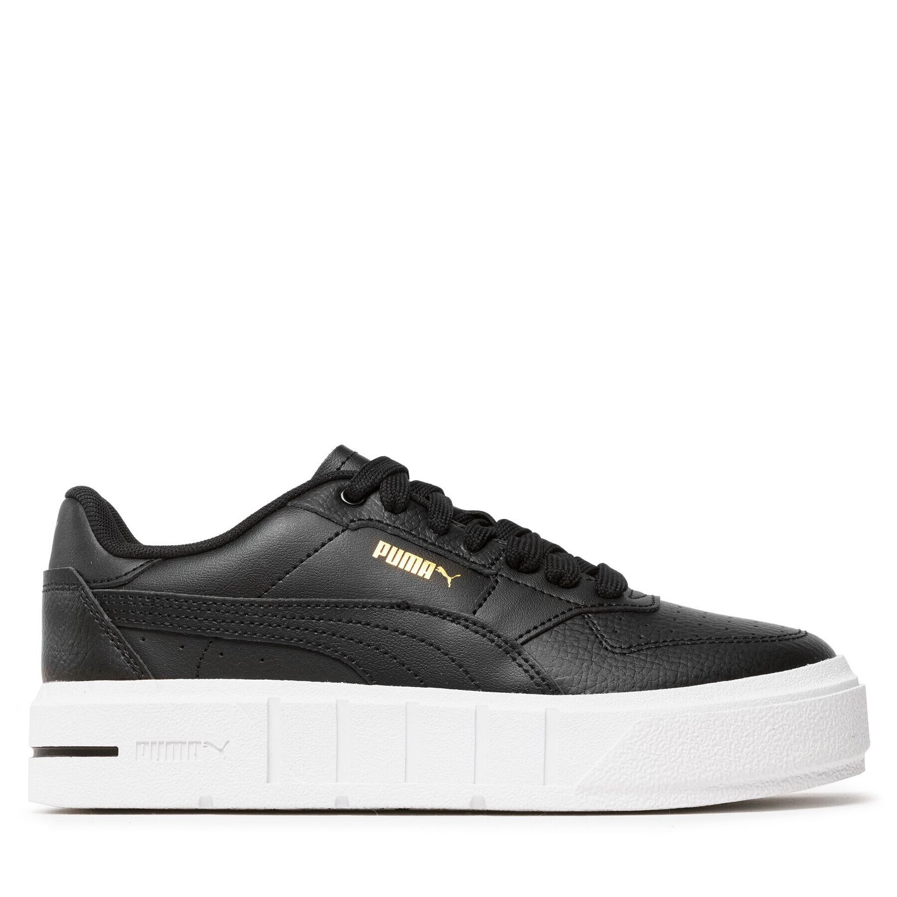 Puma Сникърси Cali Court Lth Jr 394384 02 Черен - Pepit.bg