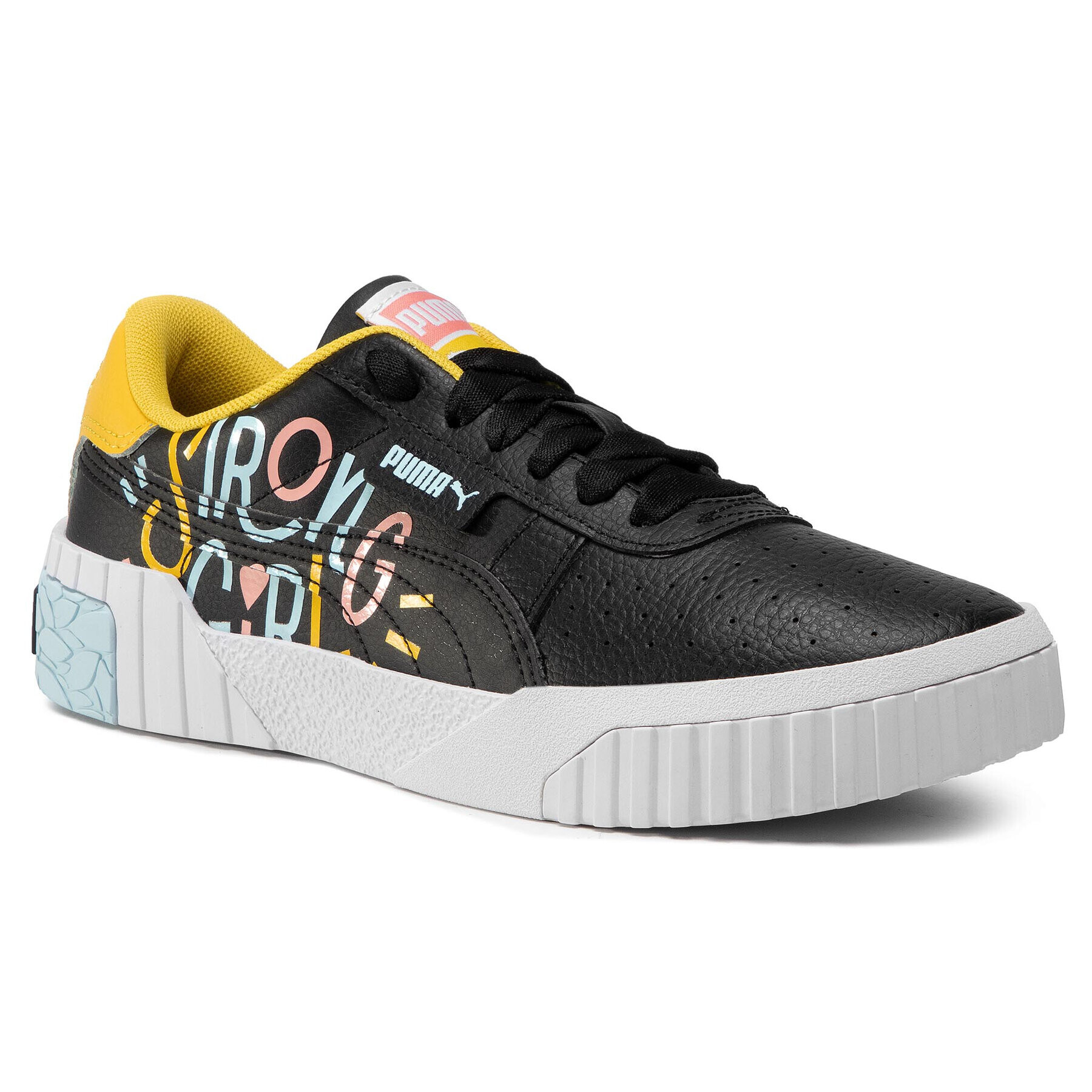 Puma Сникърси Cali Superbold Jr 374270 02 Черен - Pepit.bg