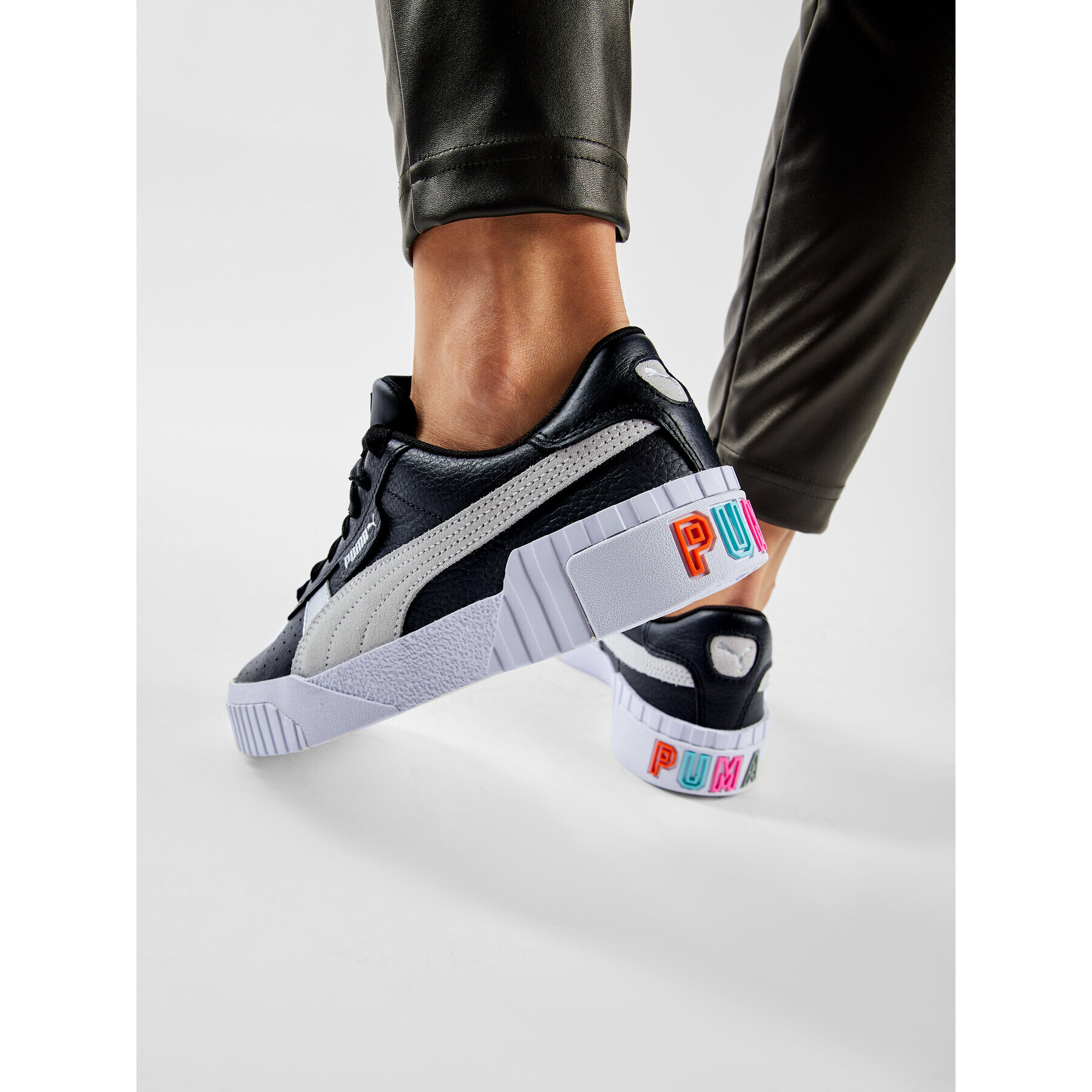 Puma Сникърси Cali Versity Wn's 374109 02 Черен - Pepit.bg