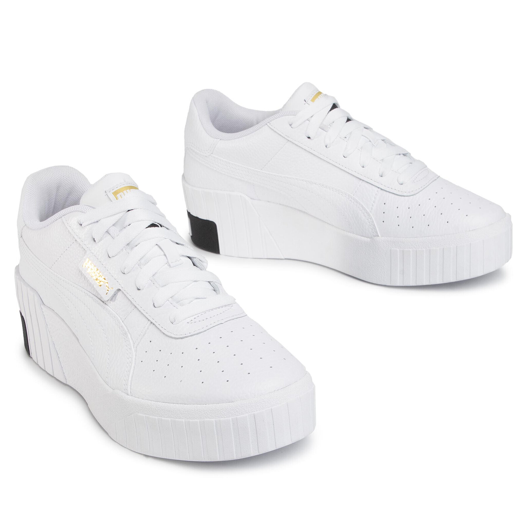 Puma Сникърси Cali Wedge 373438 03 Бял - Pepit.bg