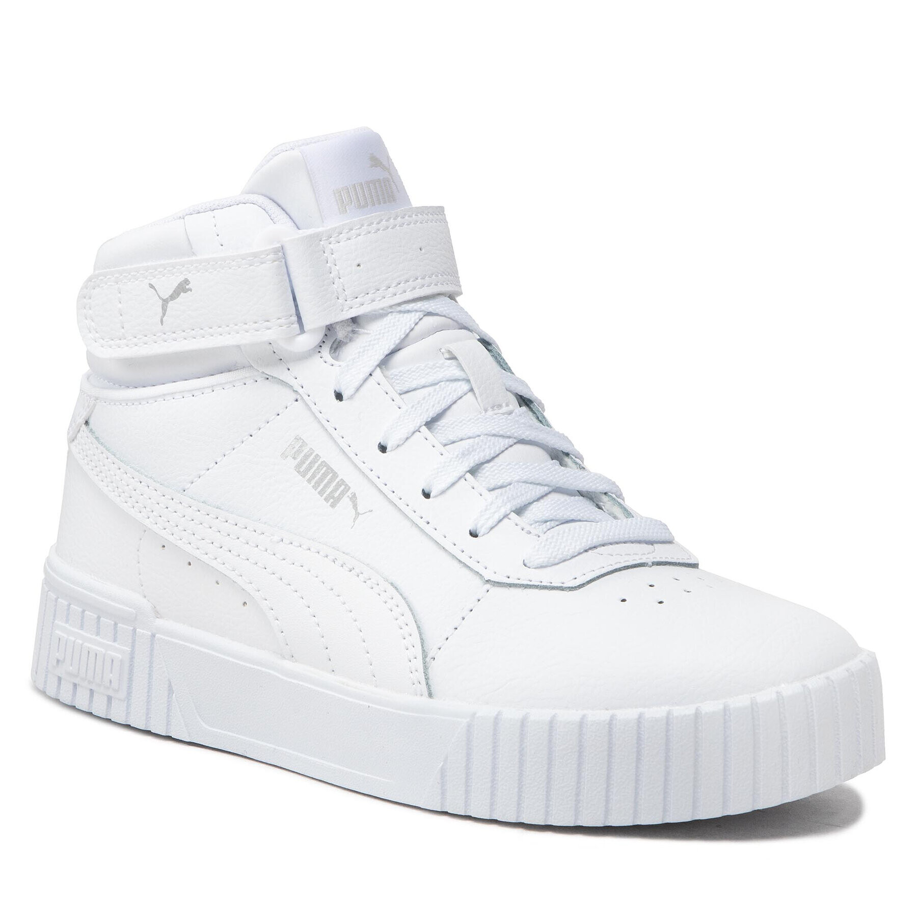 Puma Сникърси Carina 2.0 Mid Jr 387376 02 Бял - Pepit.bg