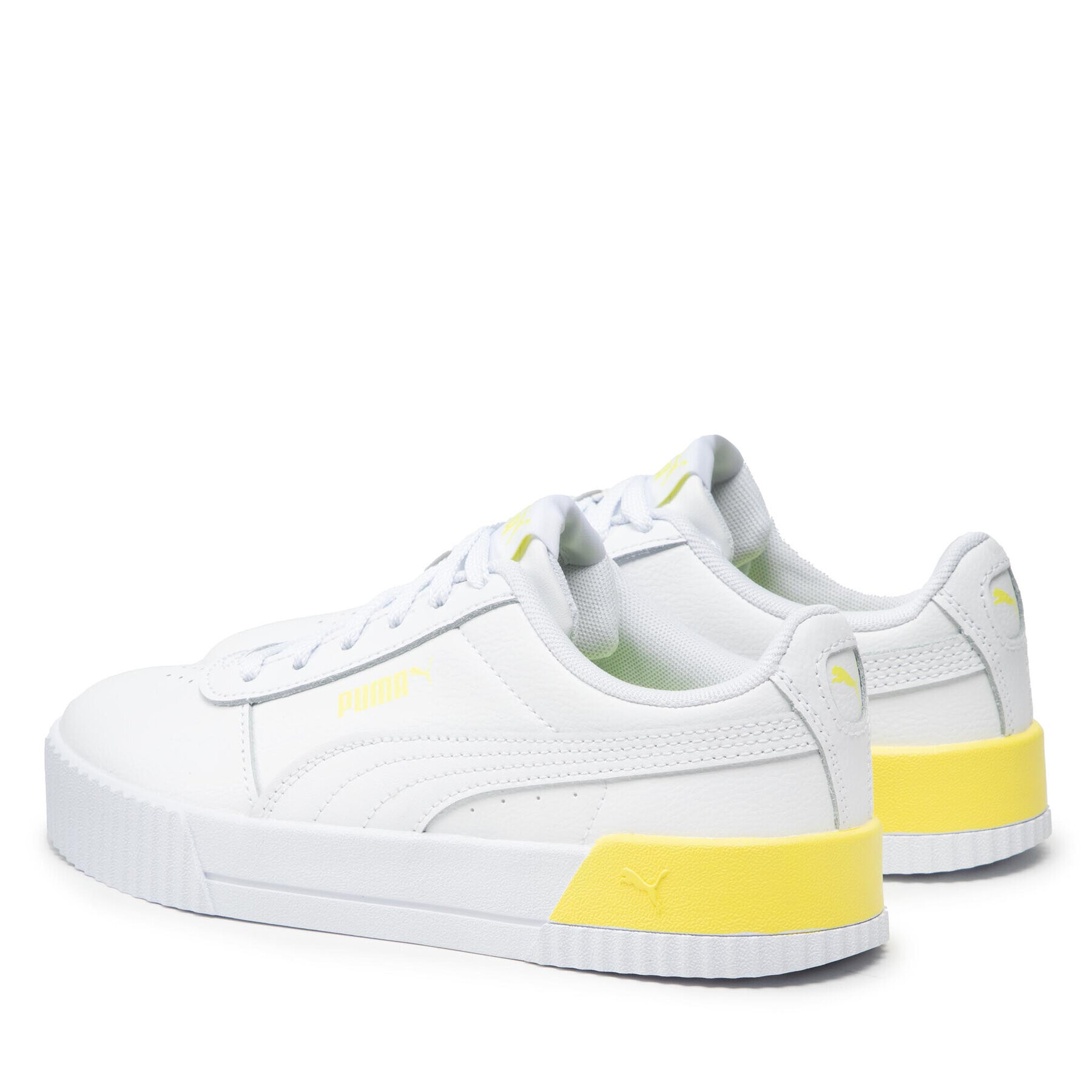 Puma Сникърси Carina L Jr 370677 35 Бял - Pepit.bg