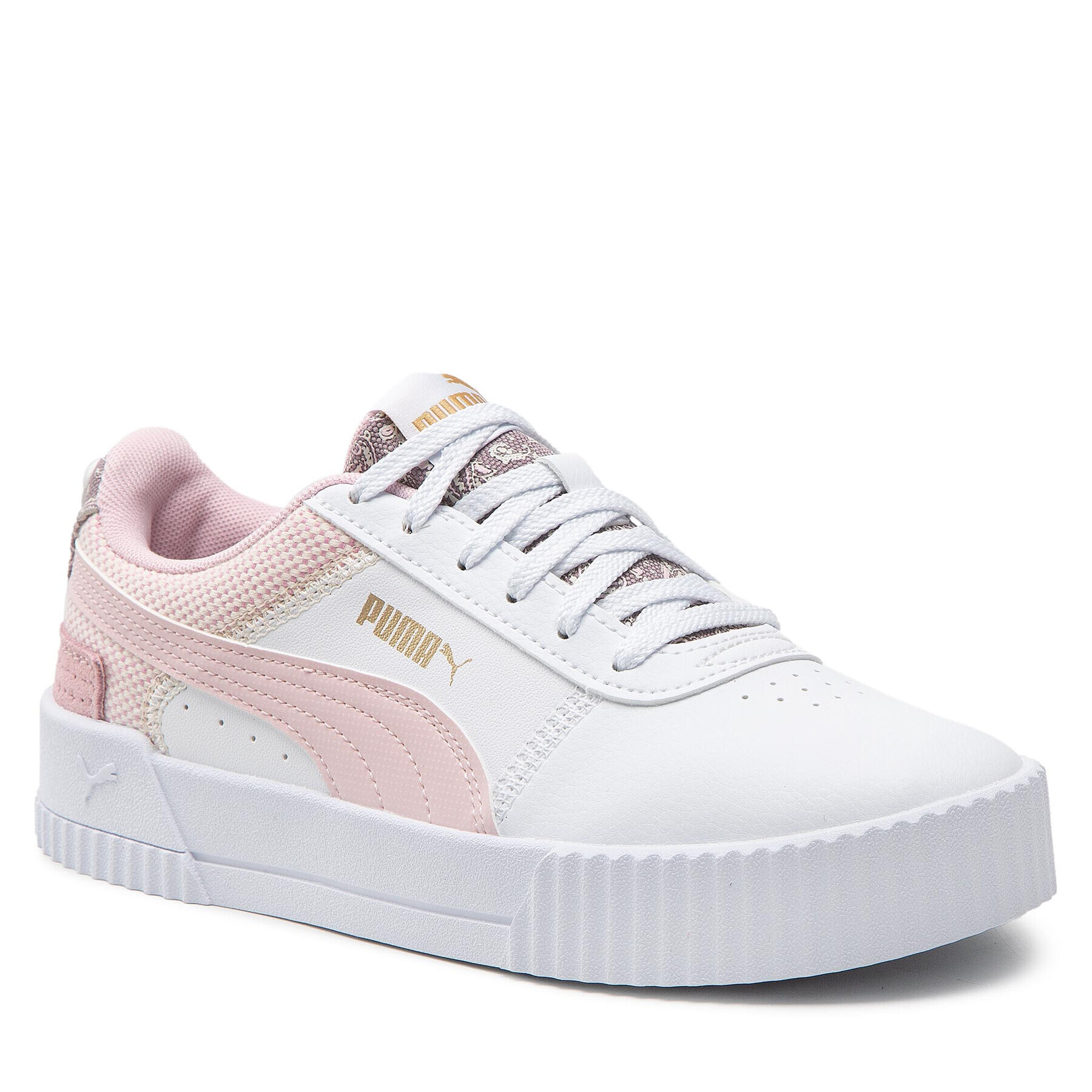 Puma Сникърси Carina Patchwork 383907 02 Бял - Pepit.bg