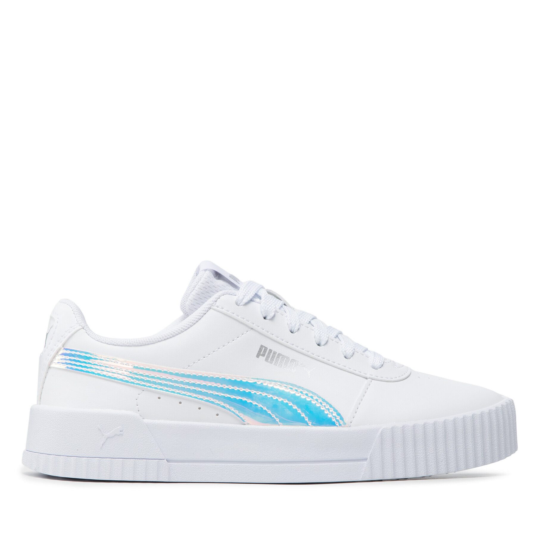 Puma Сникърси Carino Holo Jr 383741 01 Бял - Pepit.bg