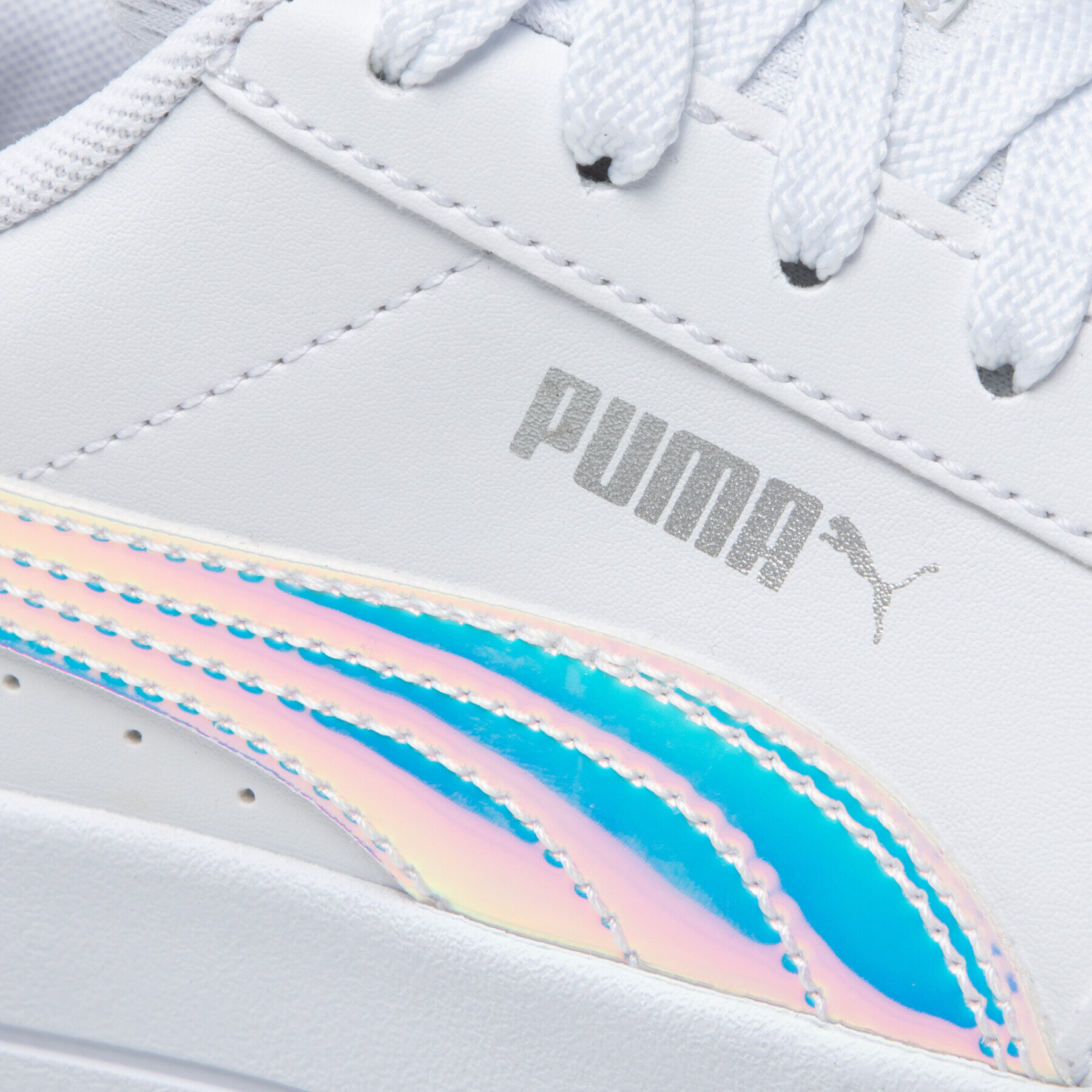 Puma Сникърси Carino Holo Jr 383741 01 Бял - Pepit.bg