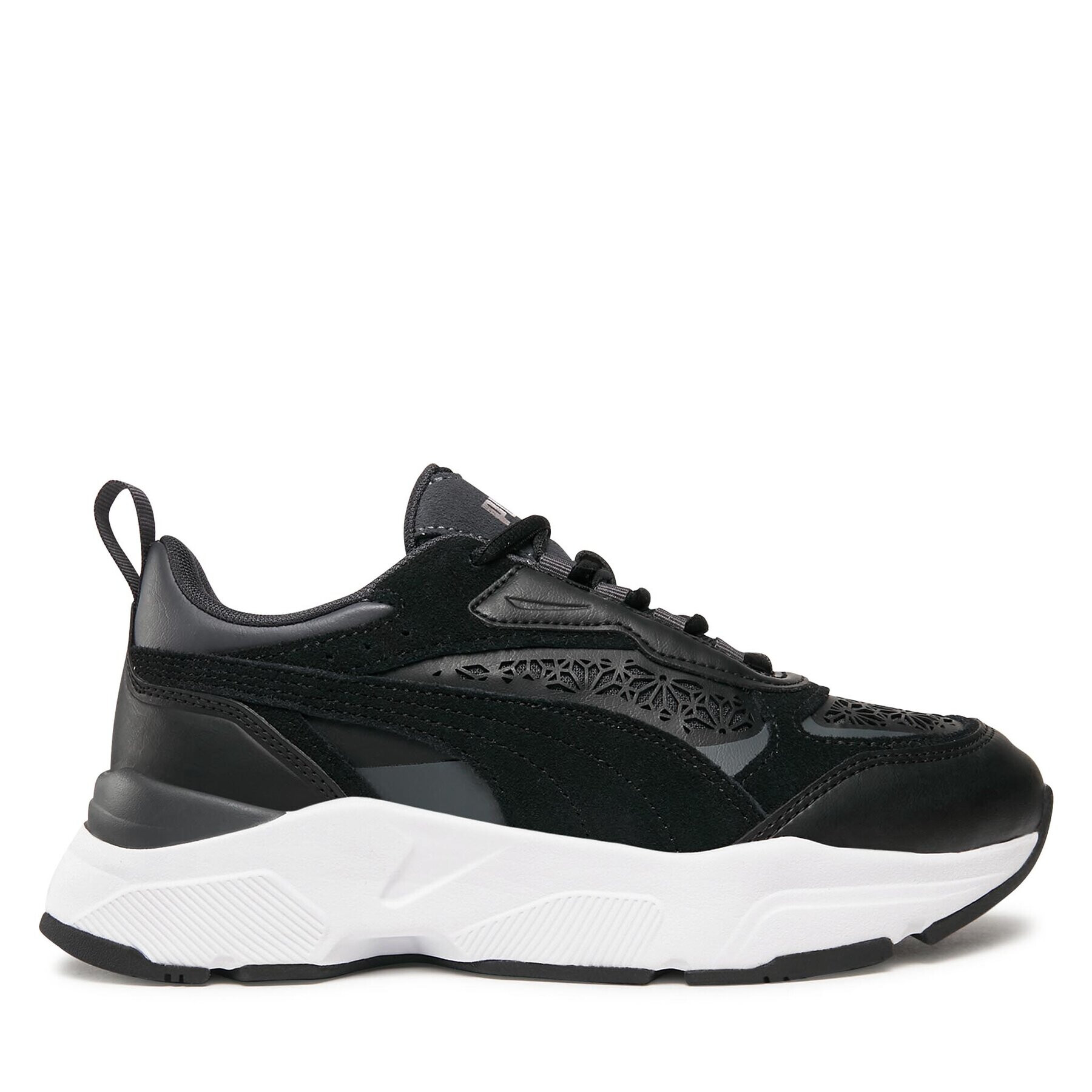 Puma Сникърси Cassia Laser Cut 389298 02 Черен - Pepit.bg