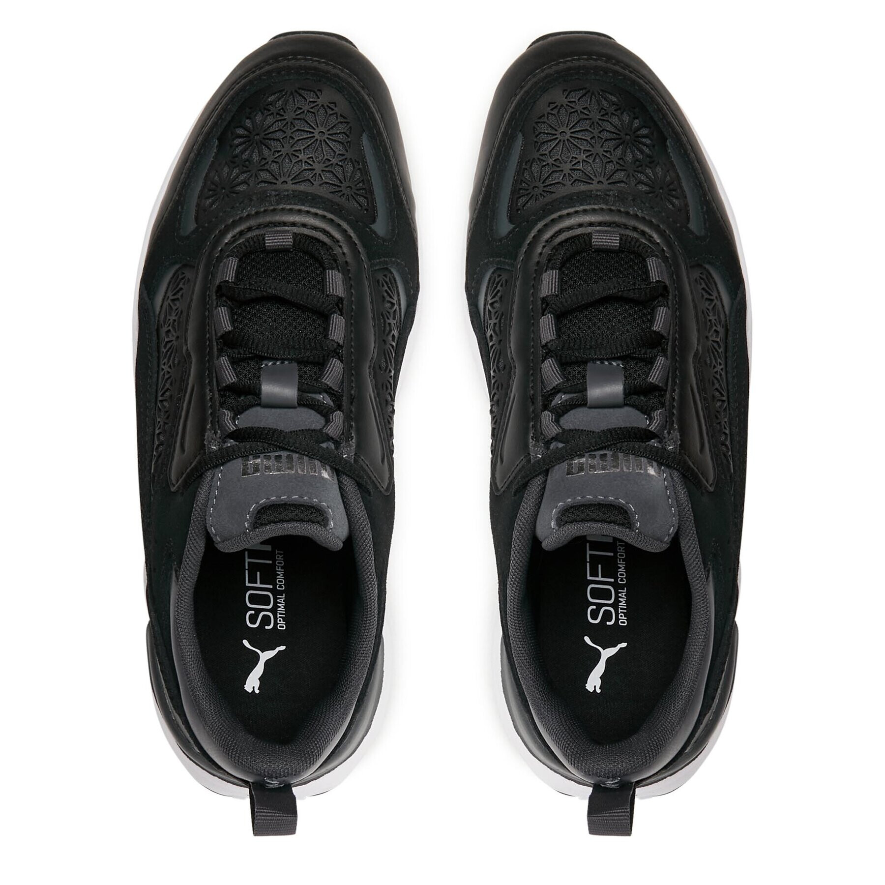 Puma Сникърси Cassia Laser Cut 389298 02 Черен - Pepit.bg