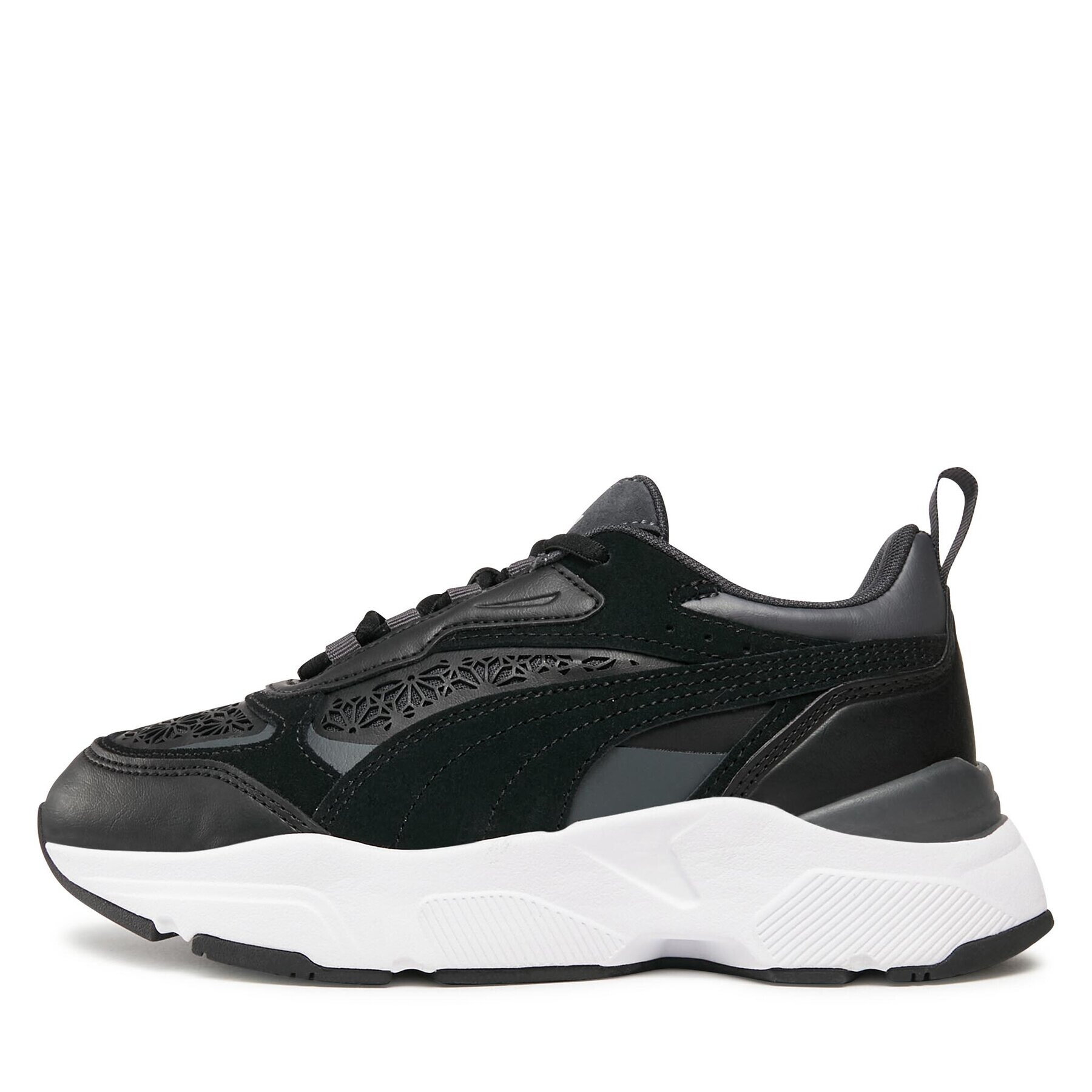 Puma Сникърси Cassia Laser Cut 389298 02 Черен - Pepit.bg