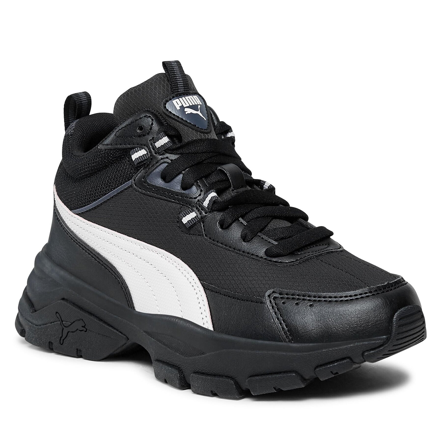 Puma Сникърси Cassia Via Mid 391309 08 Черен - Pepit.bg