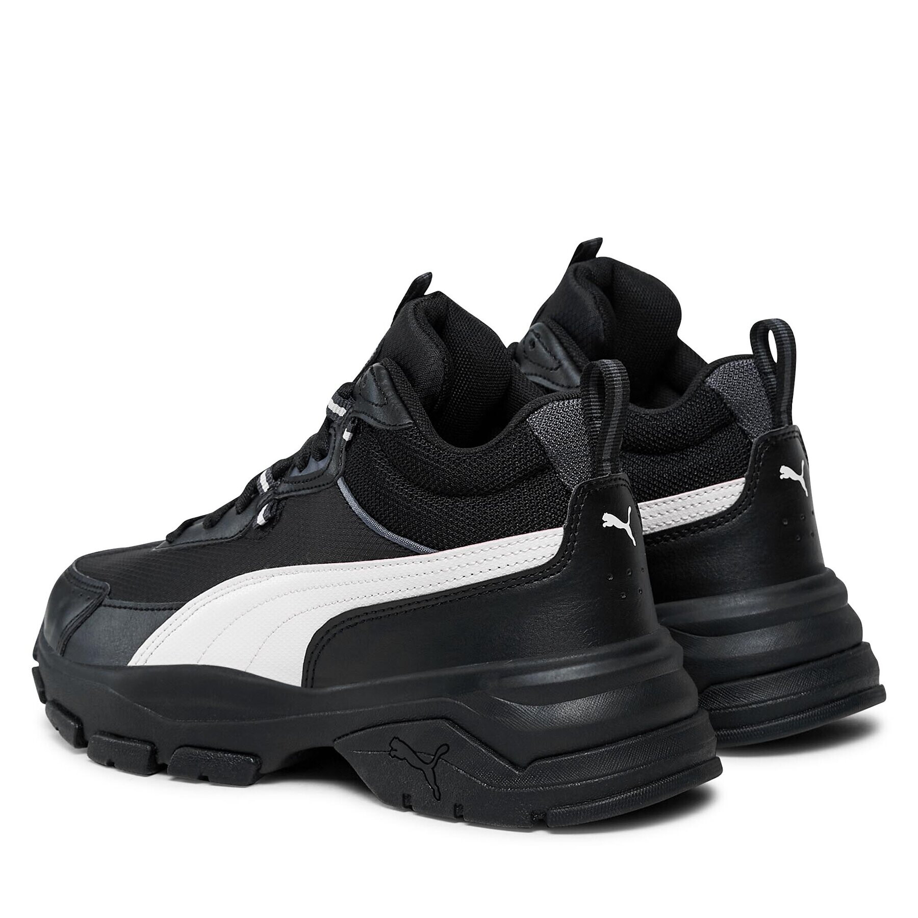 Puma Сникърси Cassia Via Mid 391309 08 Черен - Pepit.bg