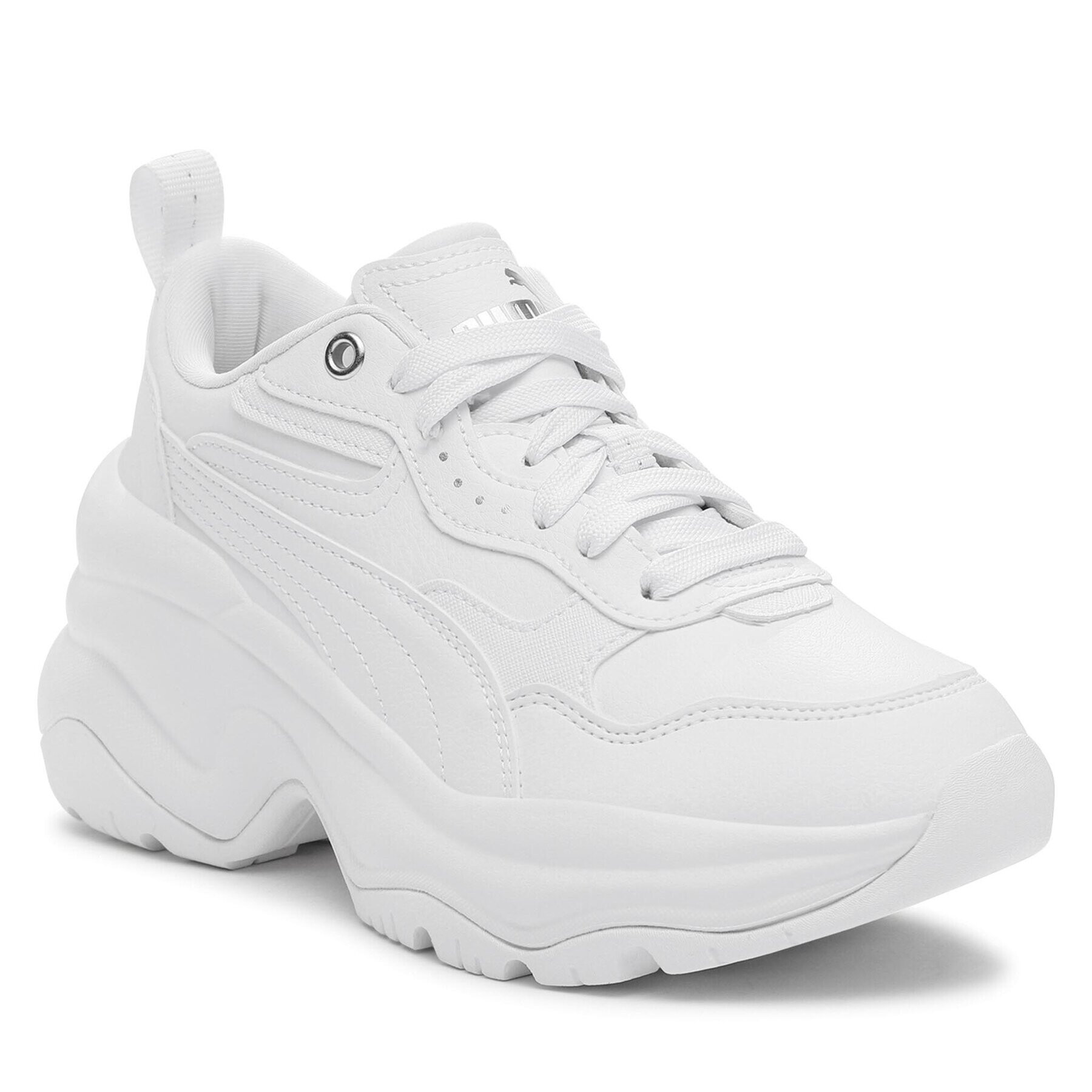 Puma Сникърси Cilia Wedge 393915 02 Бял - Pepit.bg