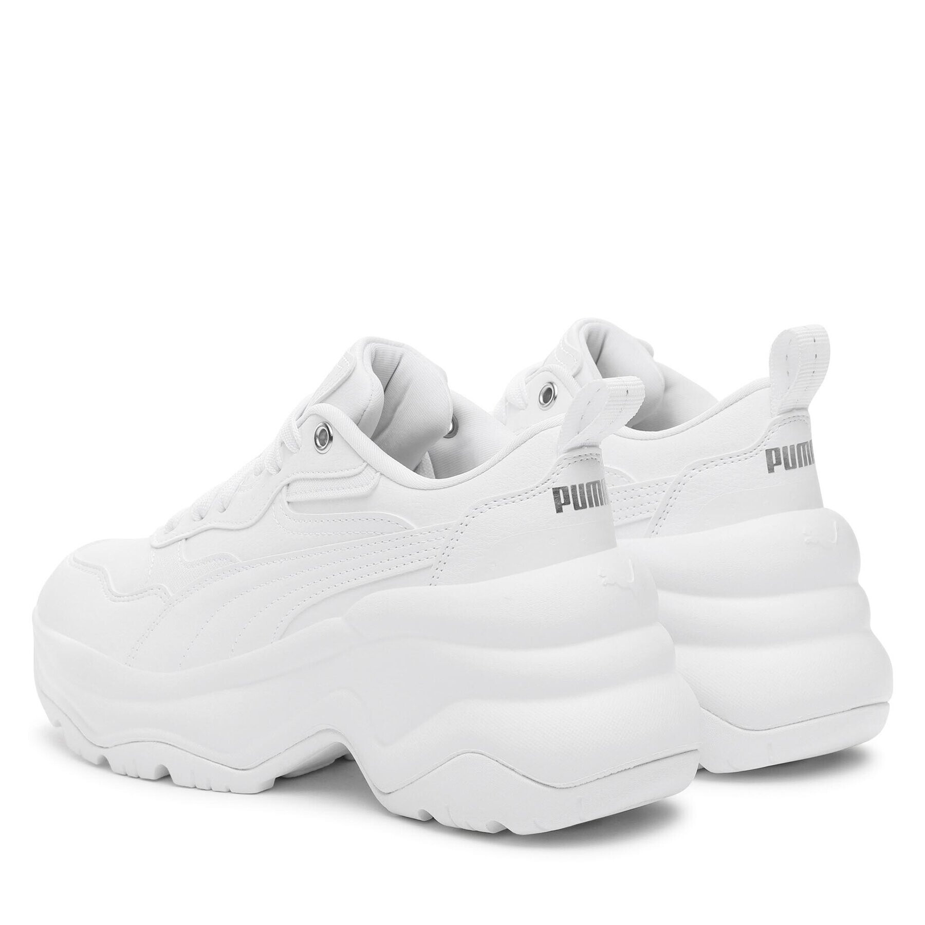 Puma Сникърси Cilia Wedge 393915 02 Бял - Pepit.bg