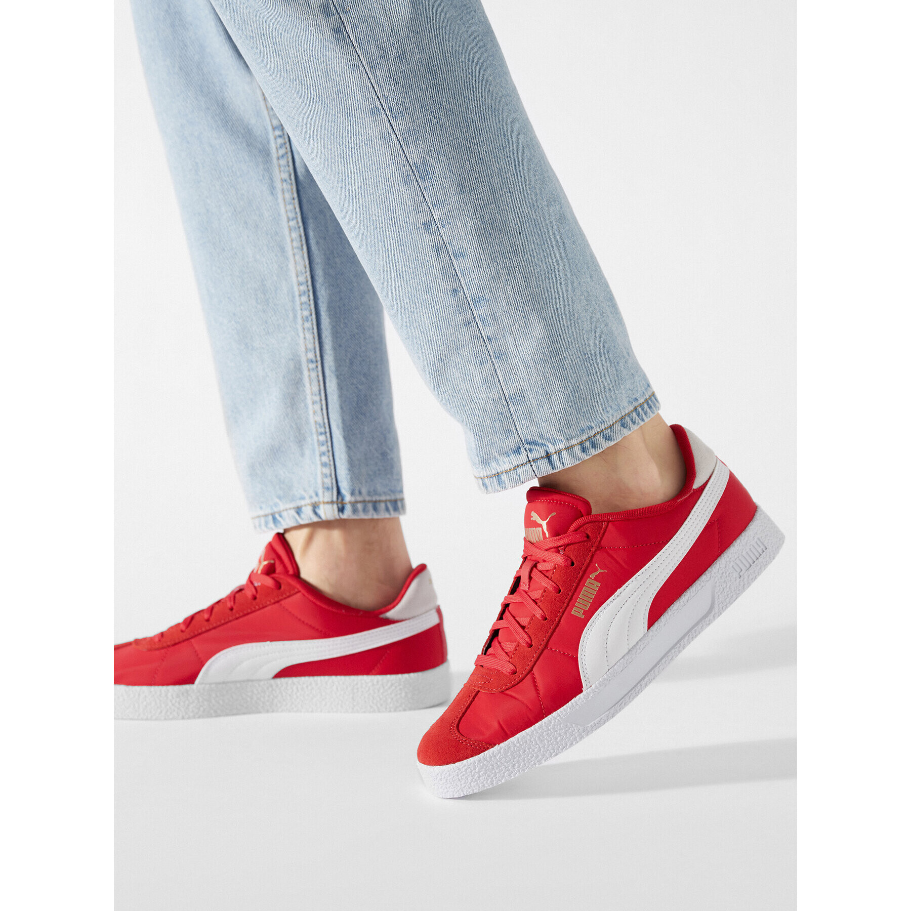 Puma Сникърси Club Nylon 384822 02 Червен - Pepit.bg
