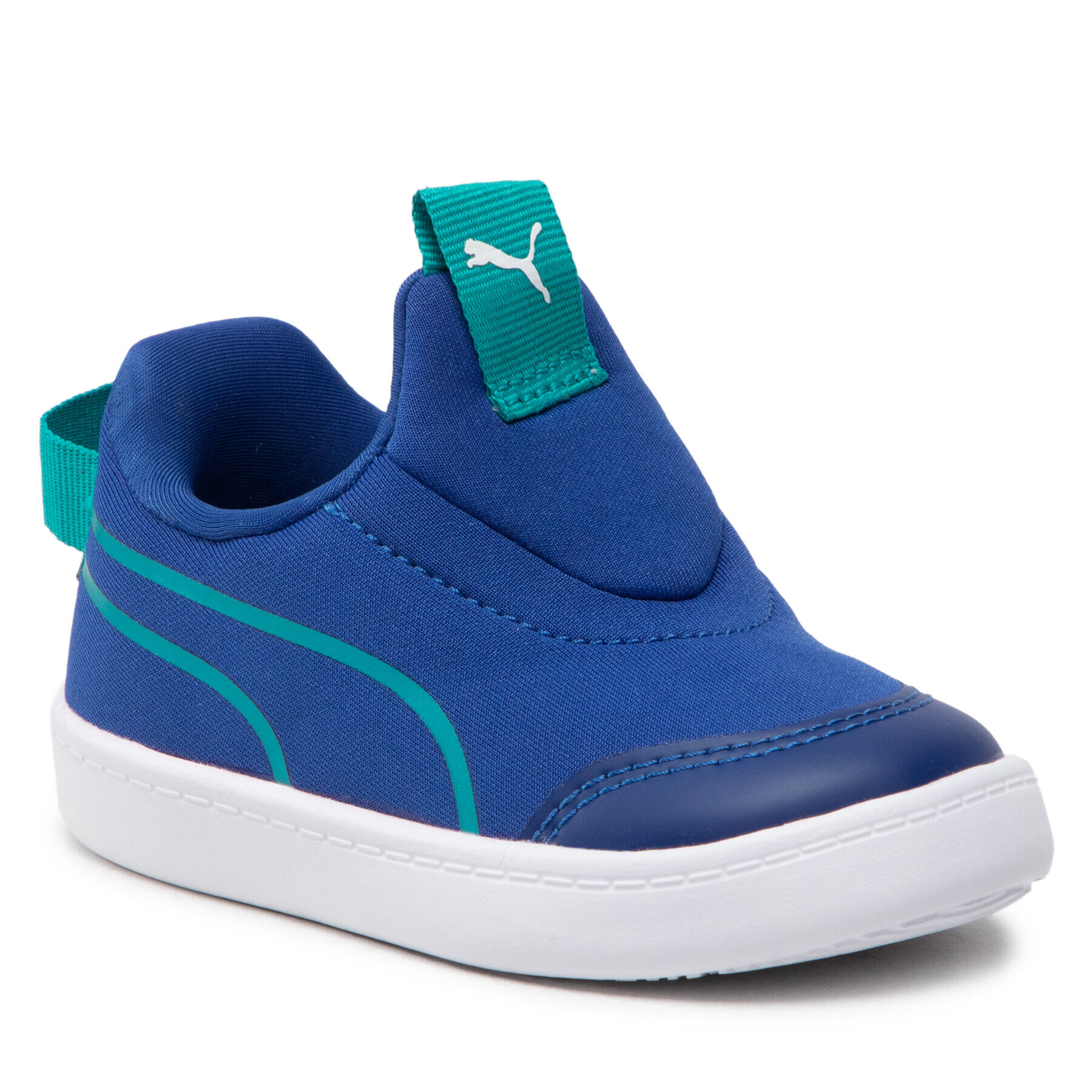 Puma Сникърси Courtflex V2 Slip On Inf 374859 11 Син - Pepit.bg