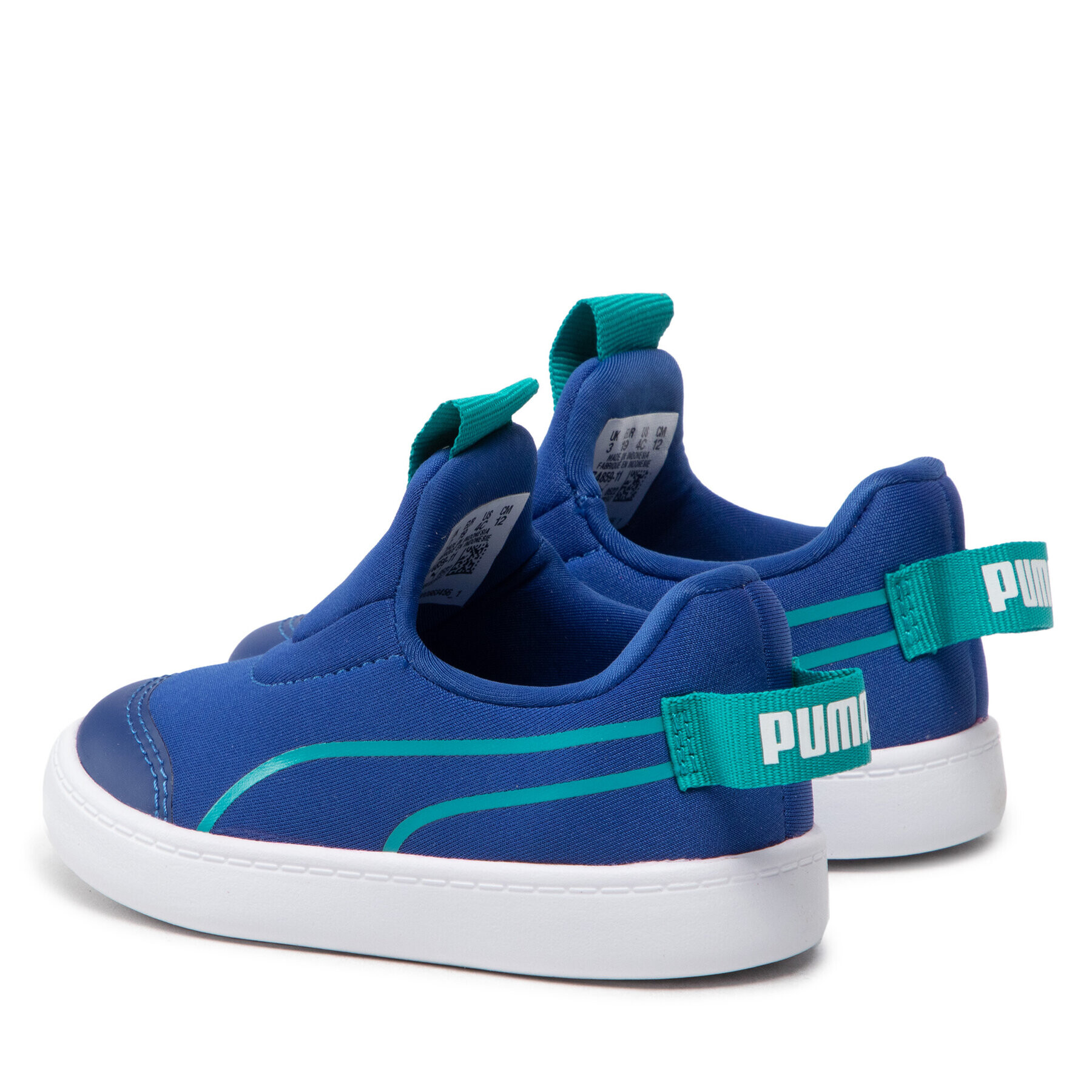 Puma Сникърси Courtflex V2 Slip On Inf 374859 11 Син - Pepit.bg