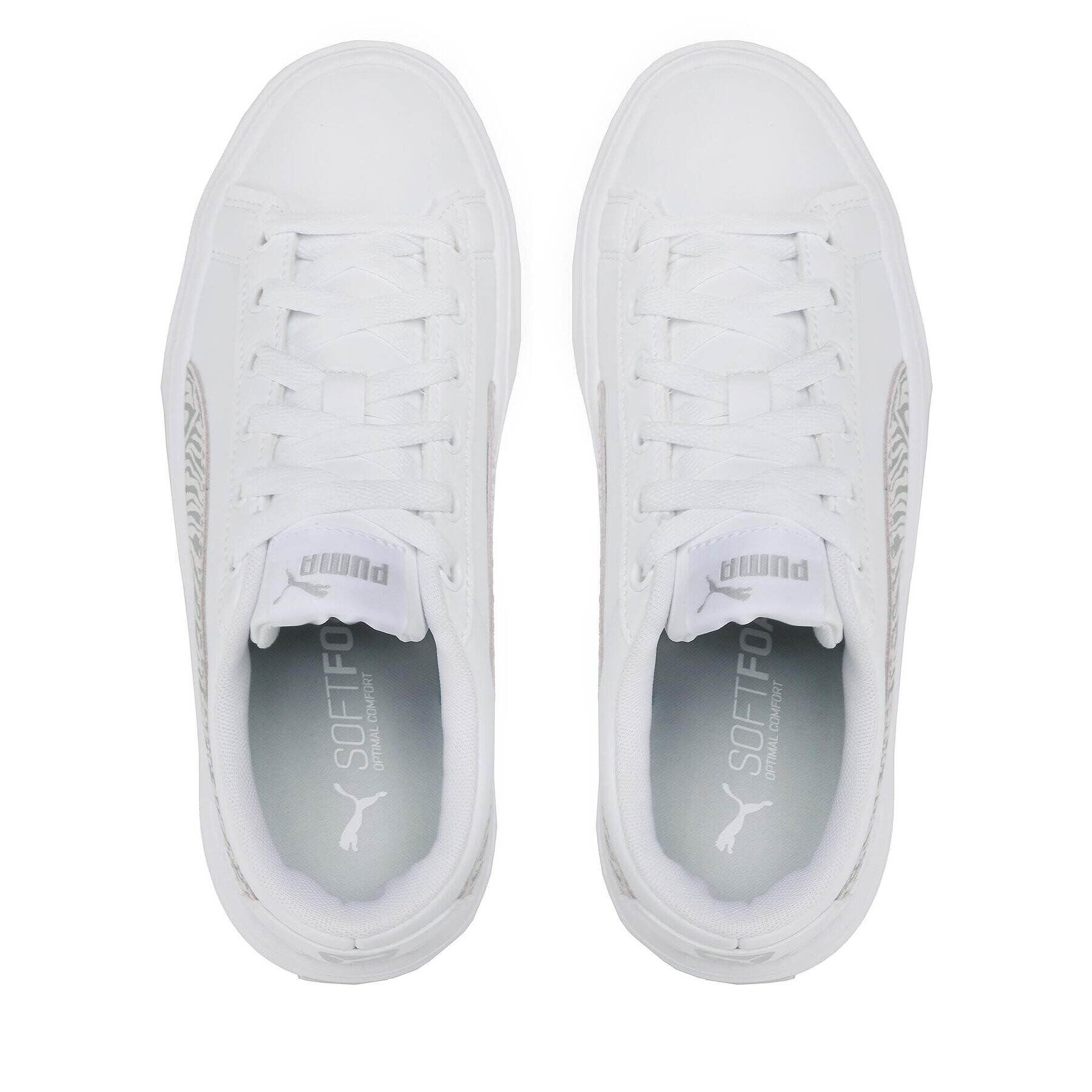 Puma Сникърси Kaia Platform Tiger 383915 02 Бял - Pepit.bg