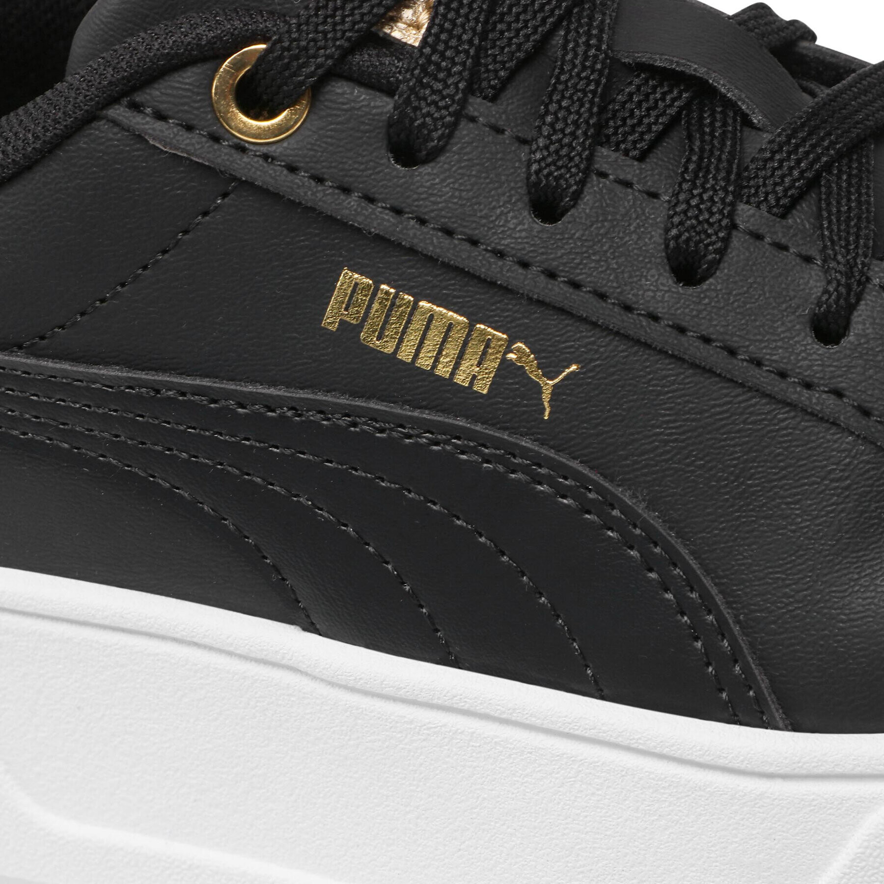 Puma Сникърси Karmen Distressed 387636 01 Черен - Pepit.bg