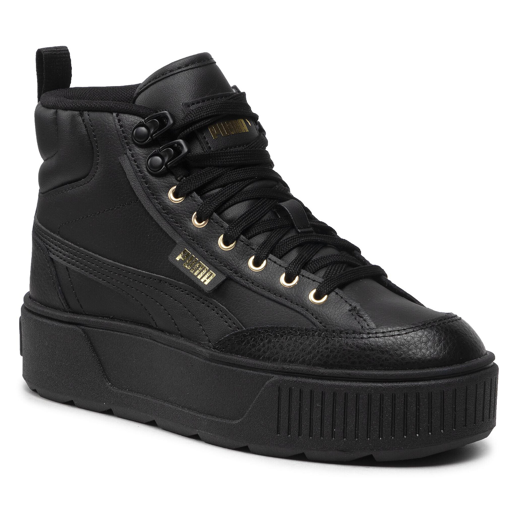 Puma Сникърси Karmen Mid 385857 02 Черен - Pepit.bg