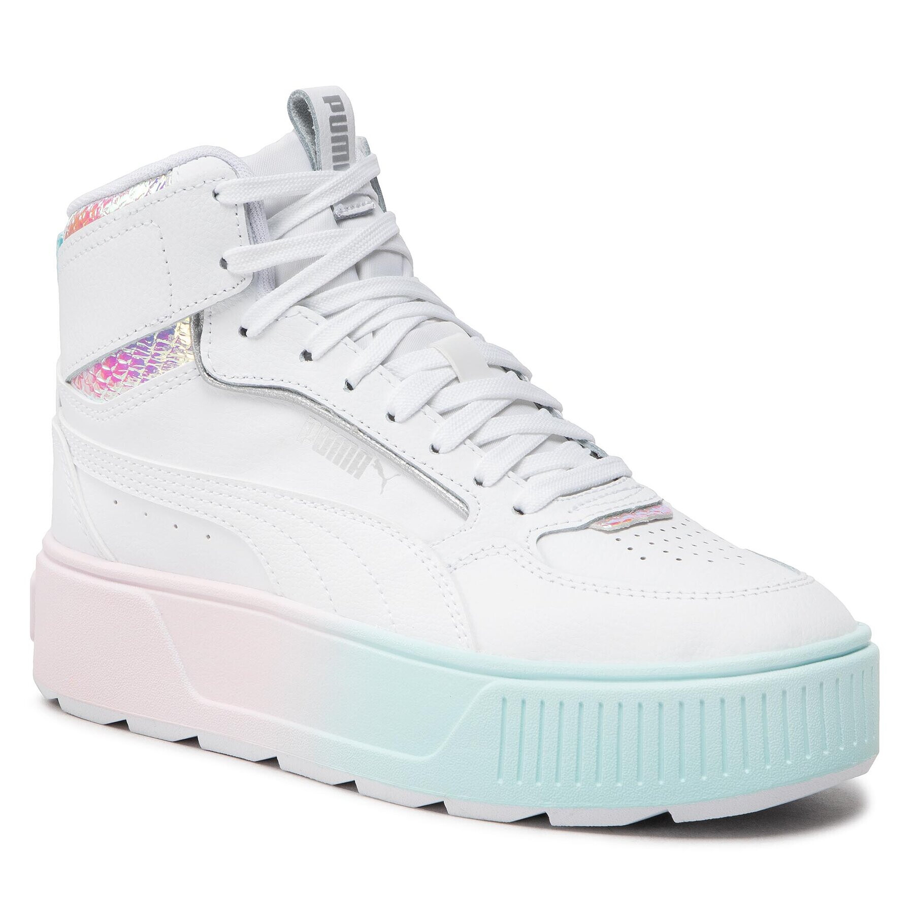 Puma Сникърси Karmen Rebelle Mid Exotics 387623 02 Бял - Pepit.bg