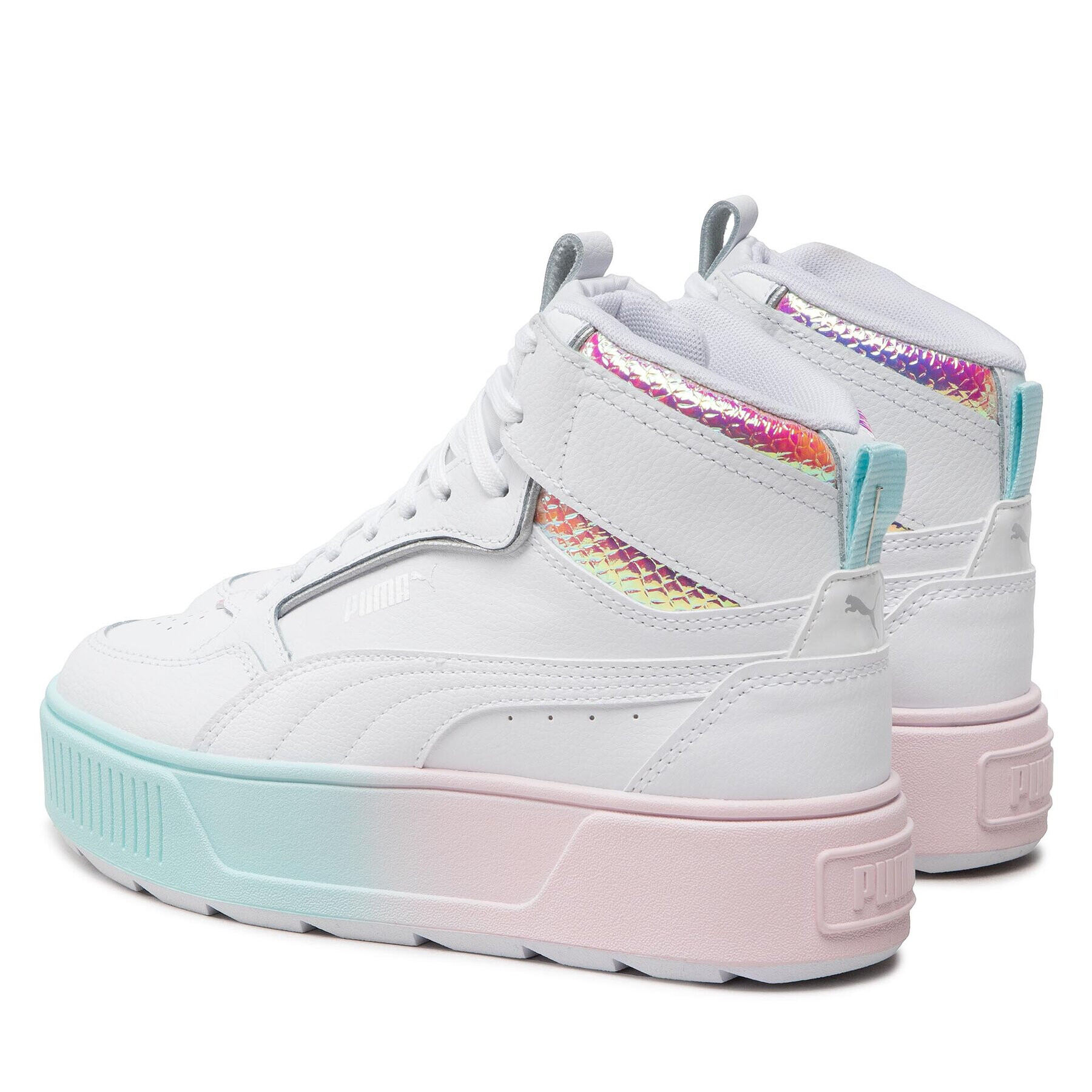 Puma Сникърси Karmen Rebelle Mid Exotics 387623 02 Бял - Pepit.bg