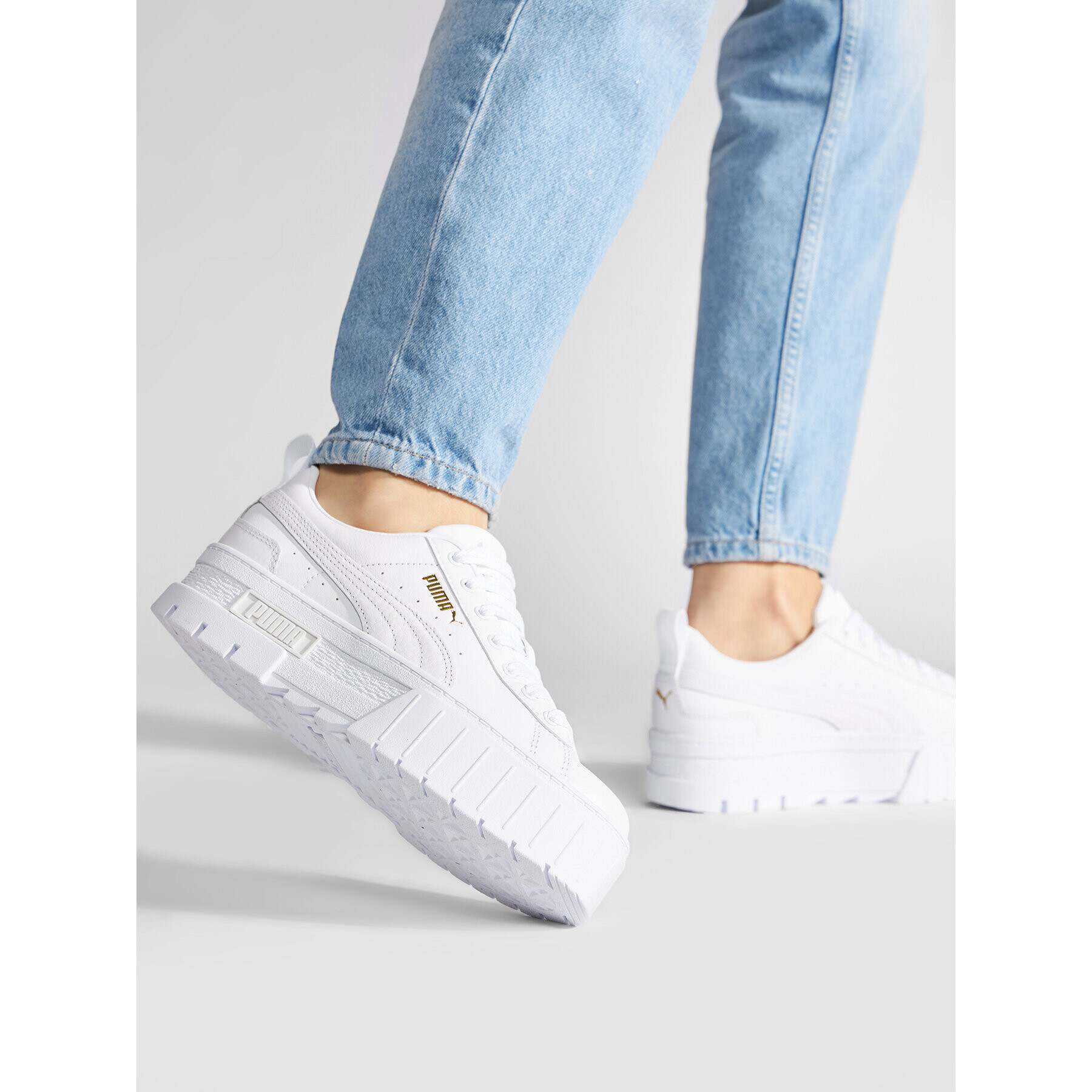Puma Сникърси Mayze Classic Wns 384209 01 Бял - Pepit.bg